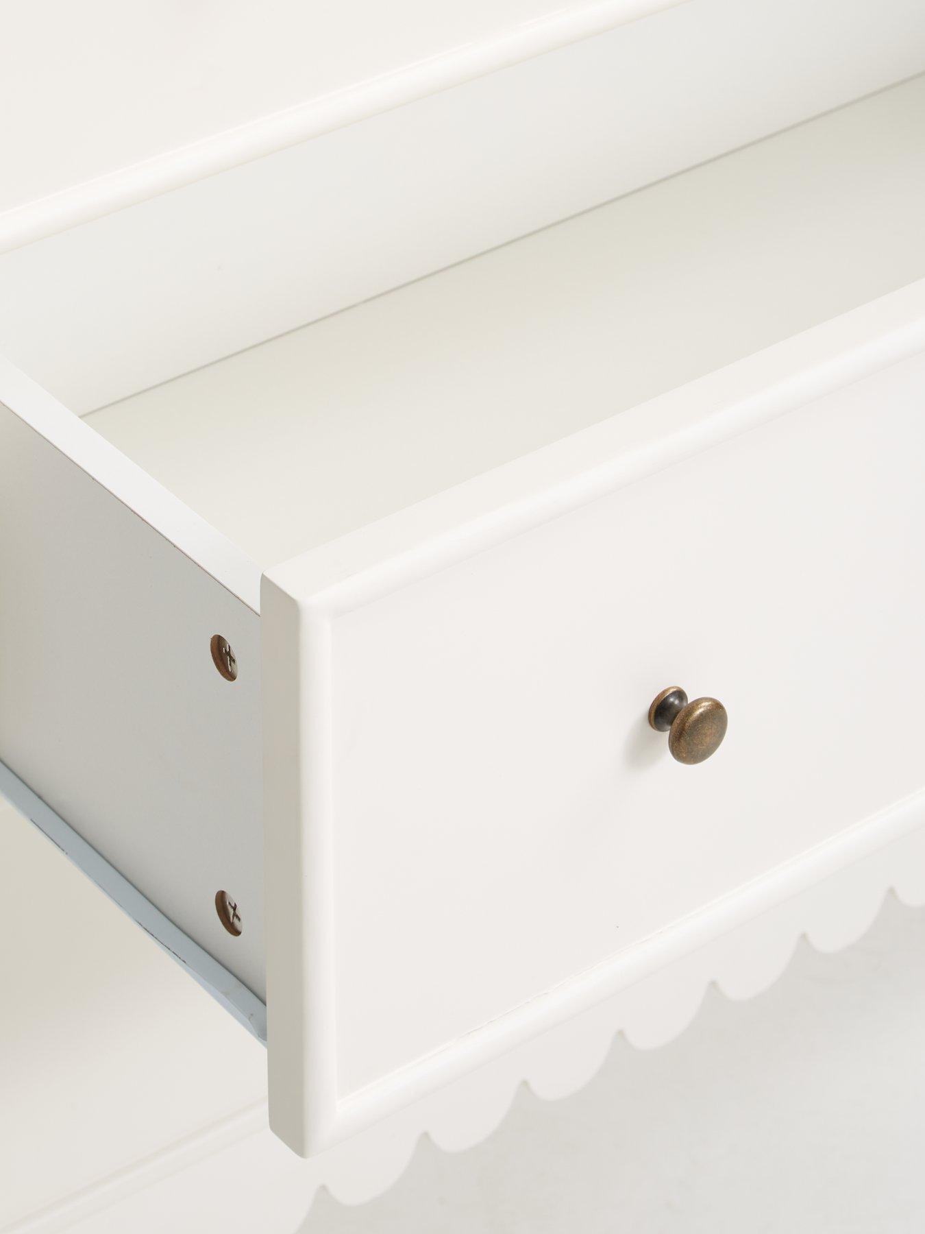 Image 6 of 7 of Very Home Scallop 3 Drawer Chest - Cream&nbsp;- FSC Certified