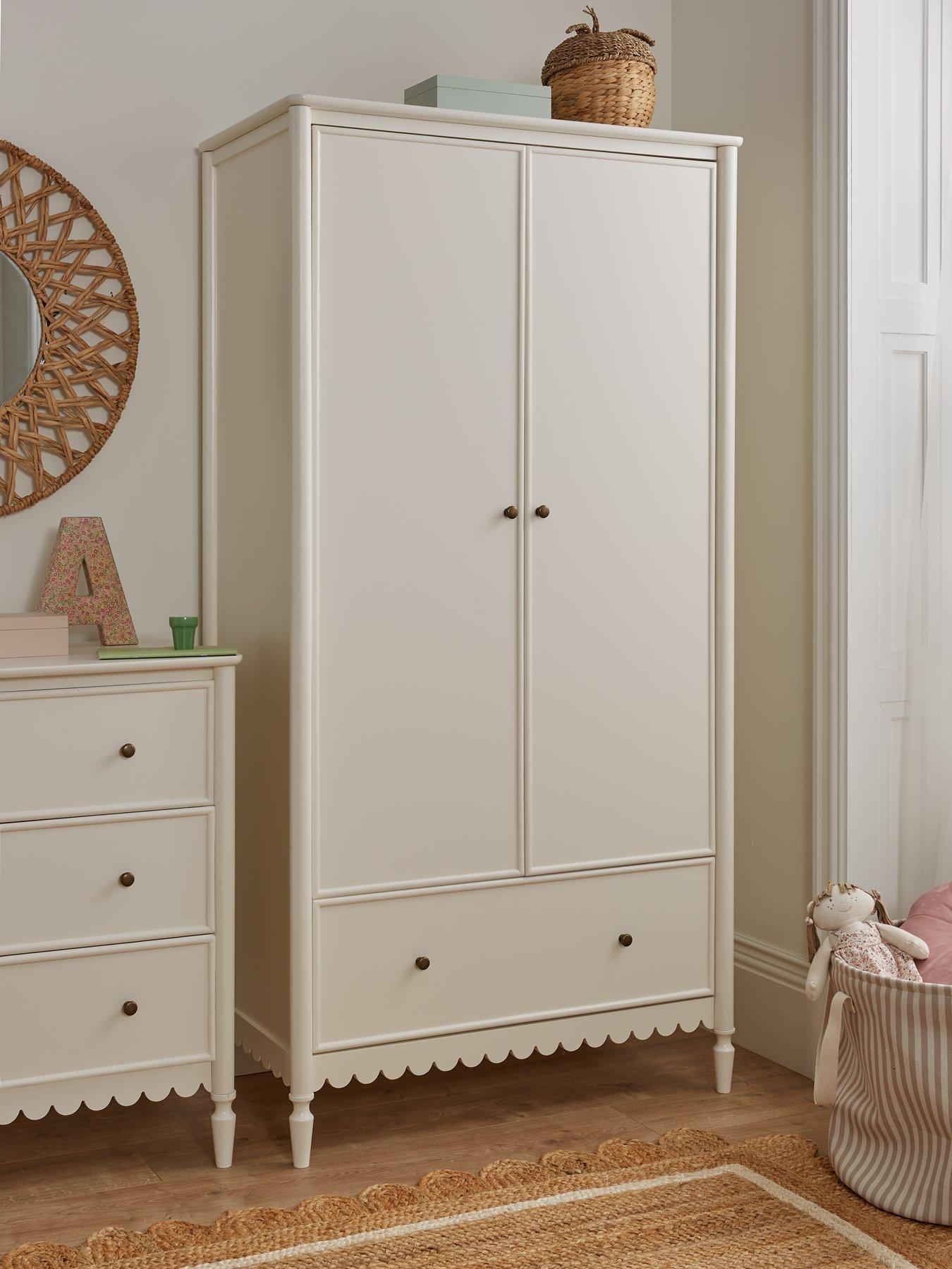 very-home-scallop-2-door-2-drawer-wardrobe-cream-fsc-certified