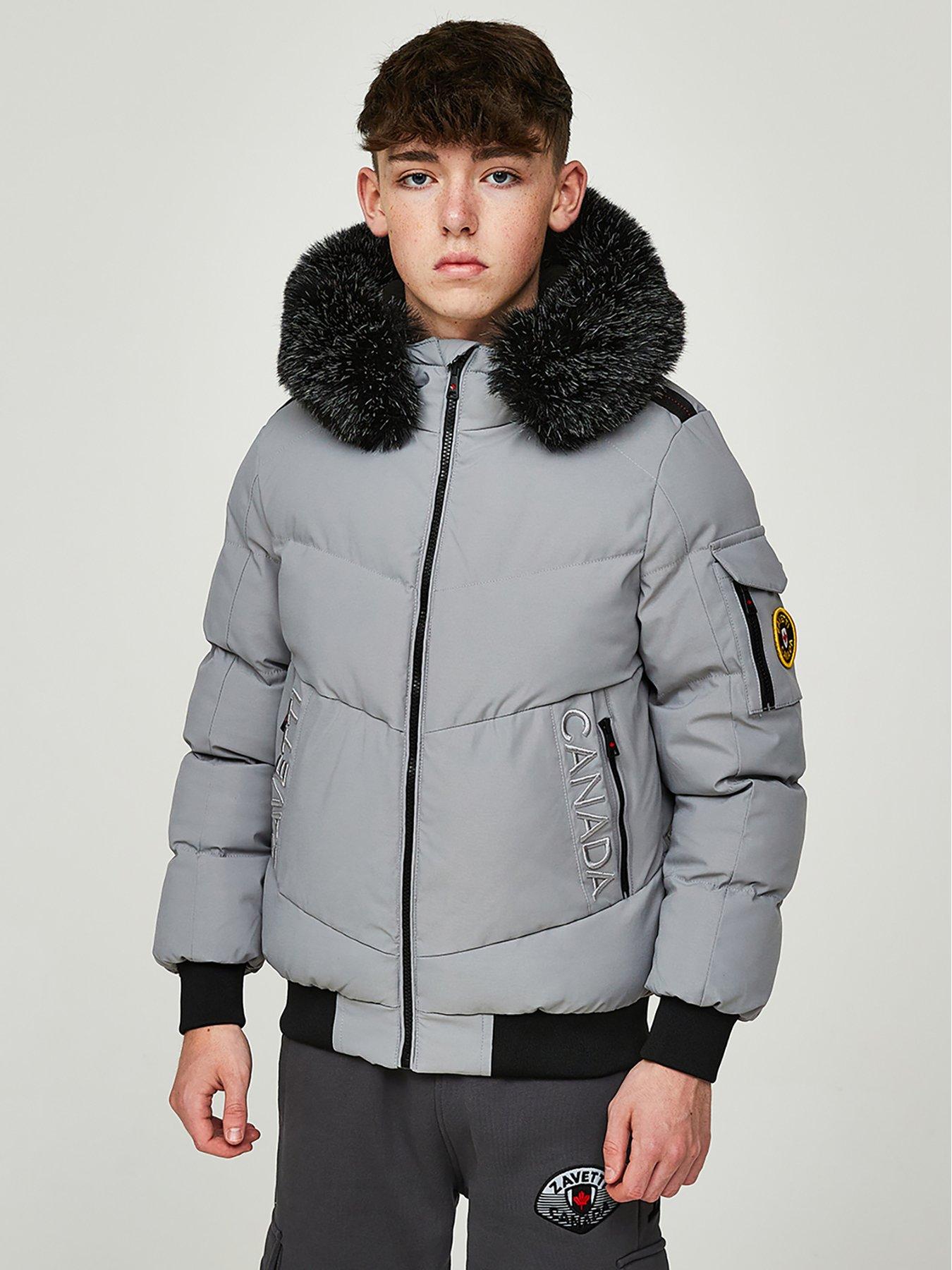 zavetti-canada-junior-paranetti-bomber-jacket-grey