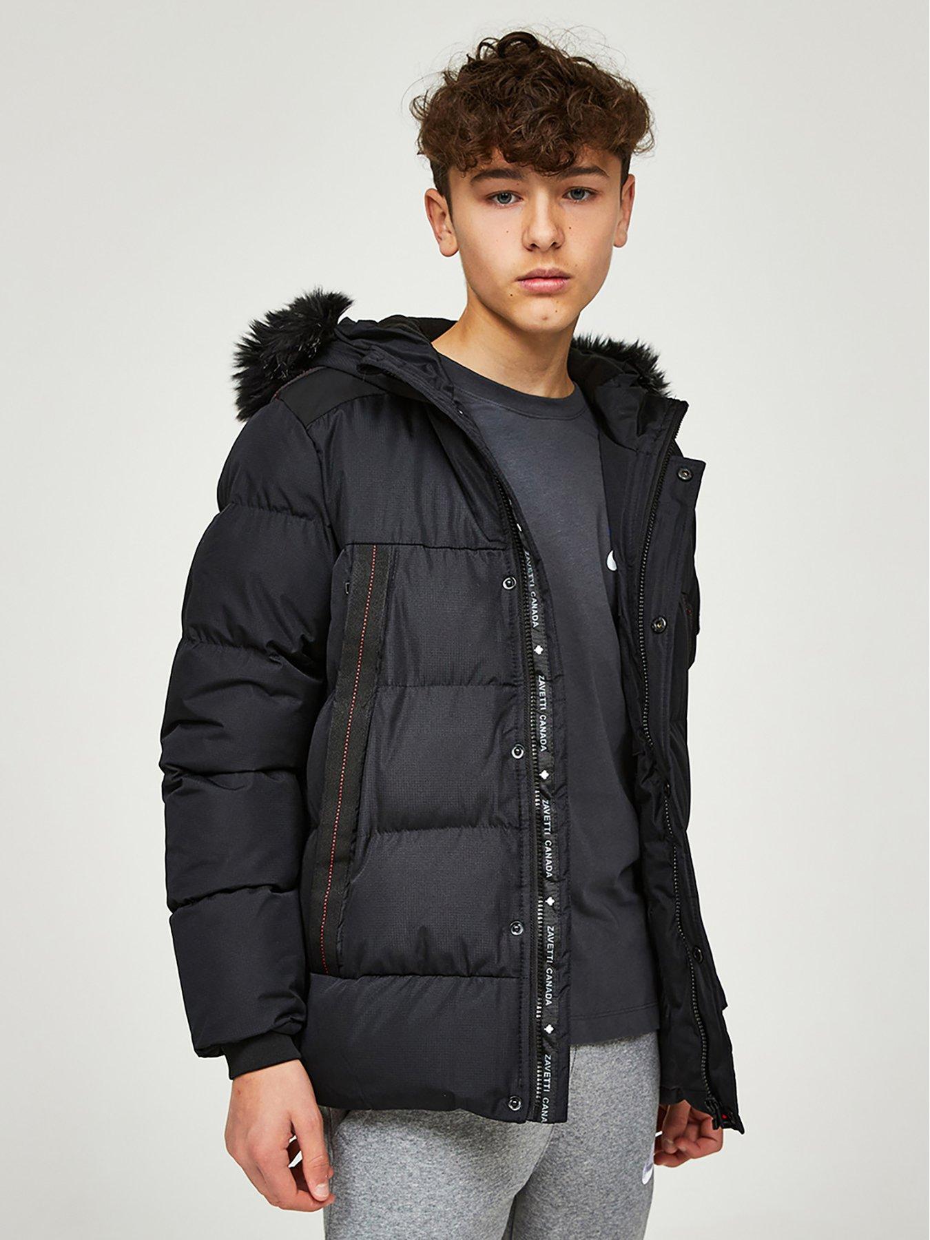 zavetti-canada-junior-valdetto-puffer-parka-jacket-blackdetail