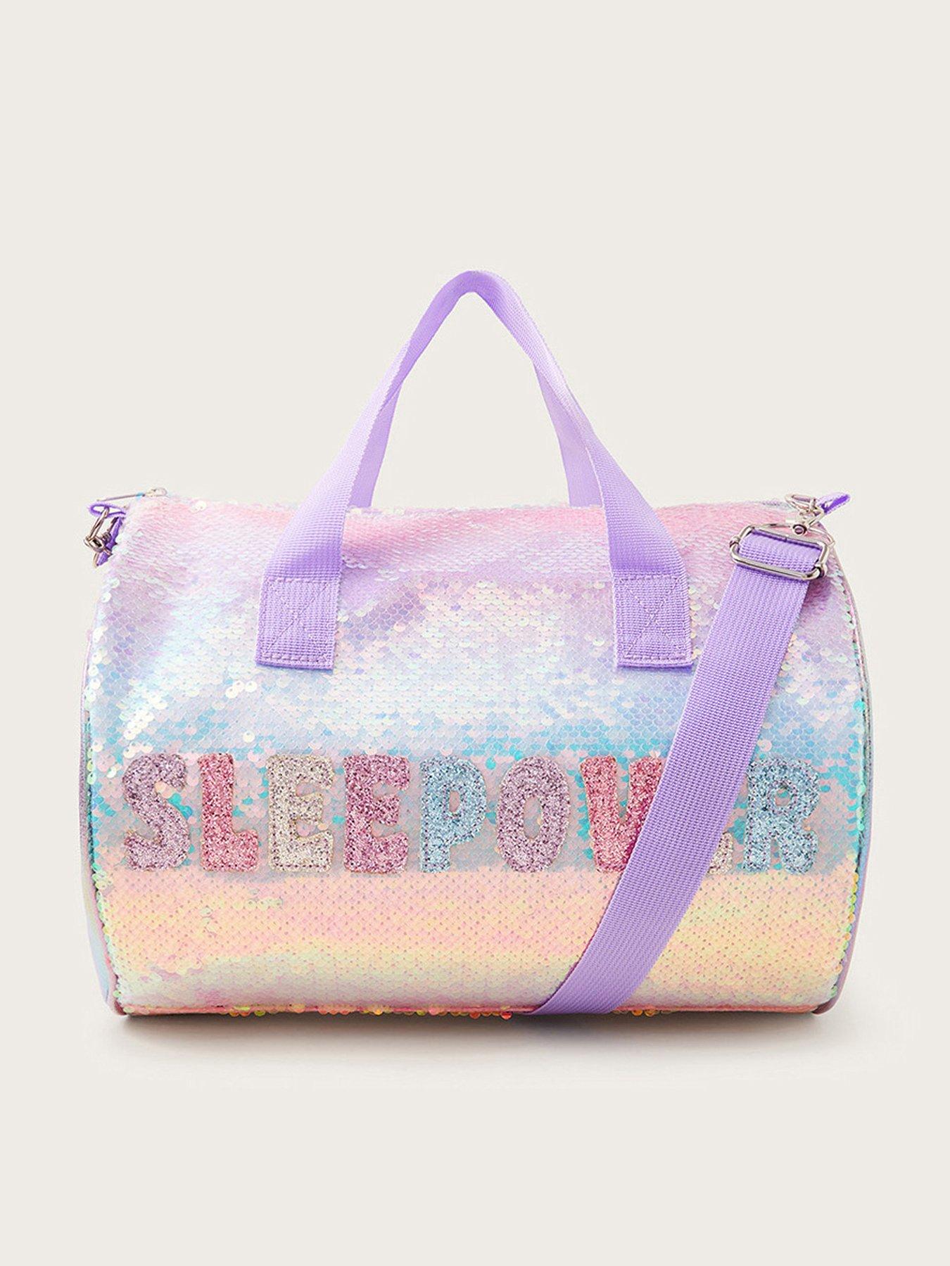 Image 1 of 3 of Monsoon Girls Sleepover Sequin Bag - Lilac