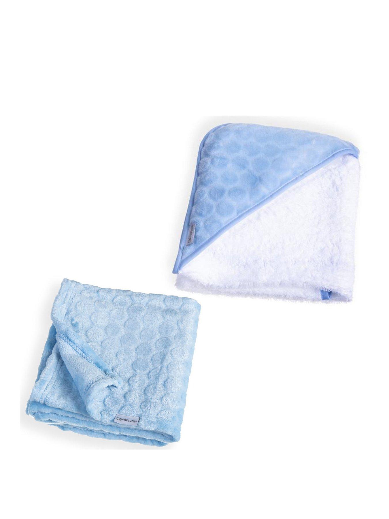 clair-de-lune-marshmallow-blanket-and-hooded-towel-2-pack-bundle--bluestillFront