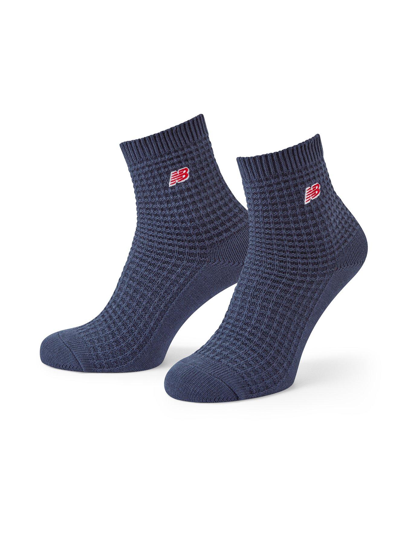 new-balance-unisex-waffle-knit-ankle-sock-2pk-navyback