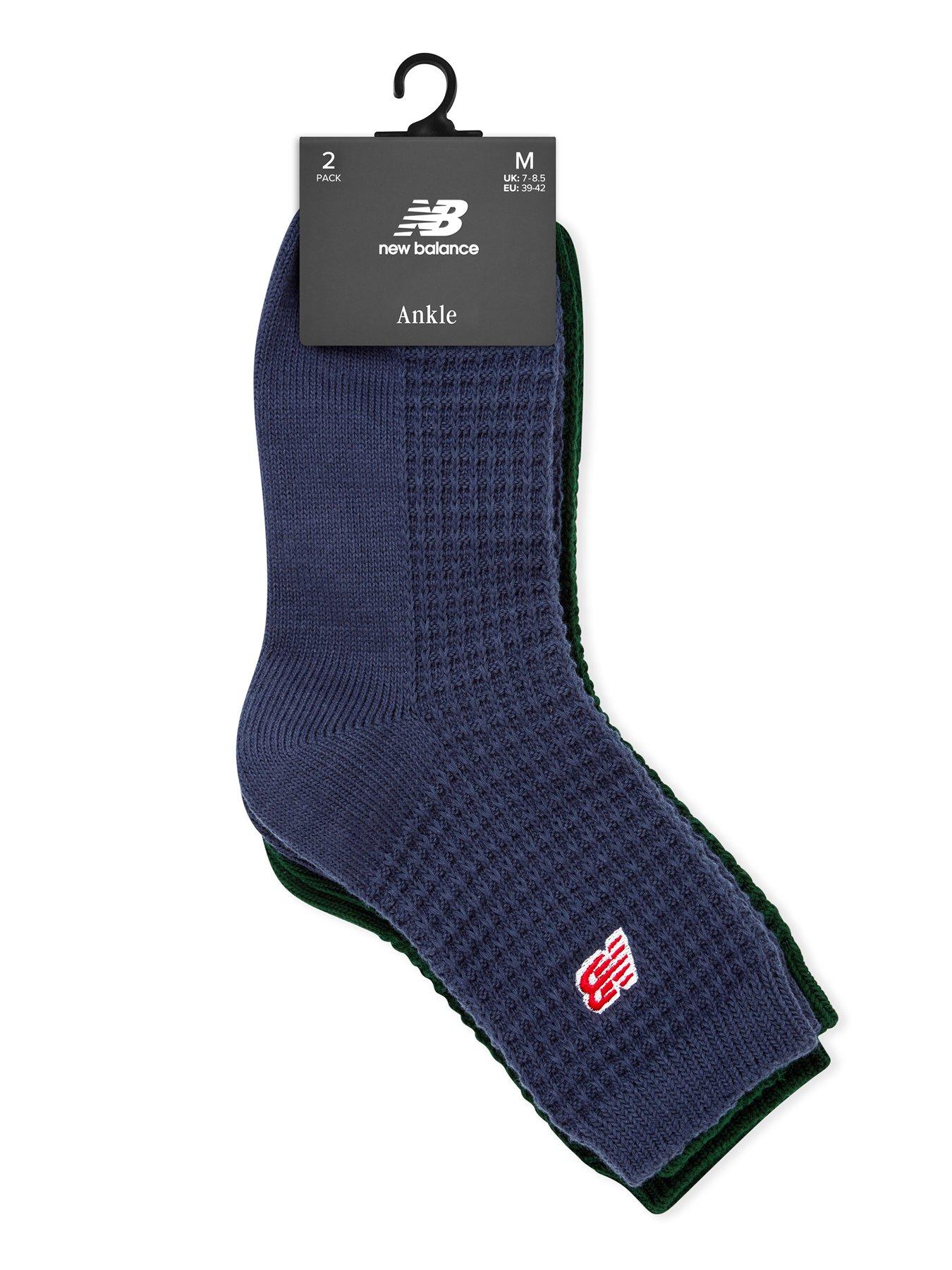 new-balance-unisex-waffle-knit-ankle-sock-2pk-navyoutfit