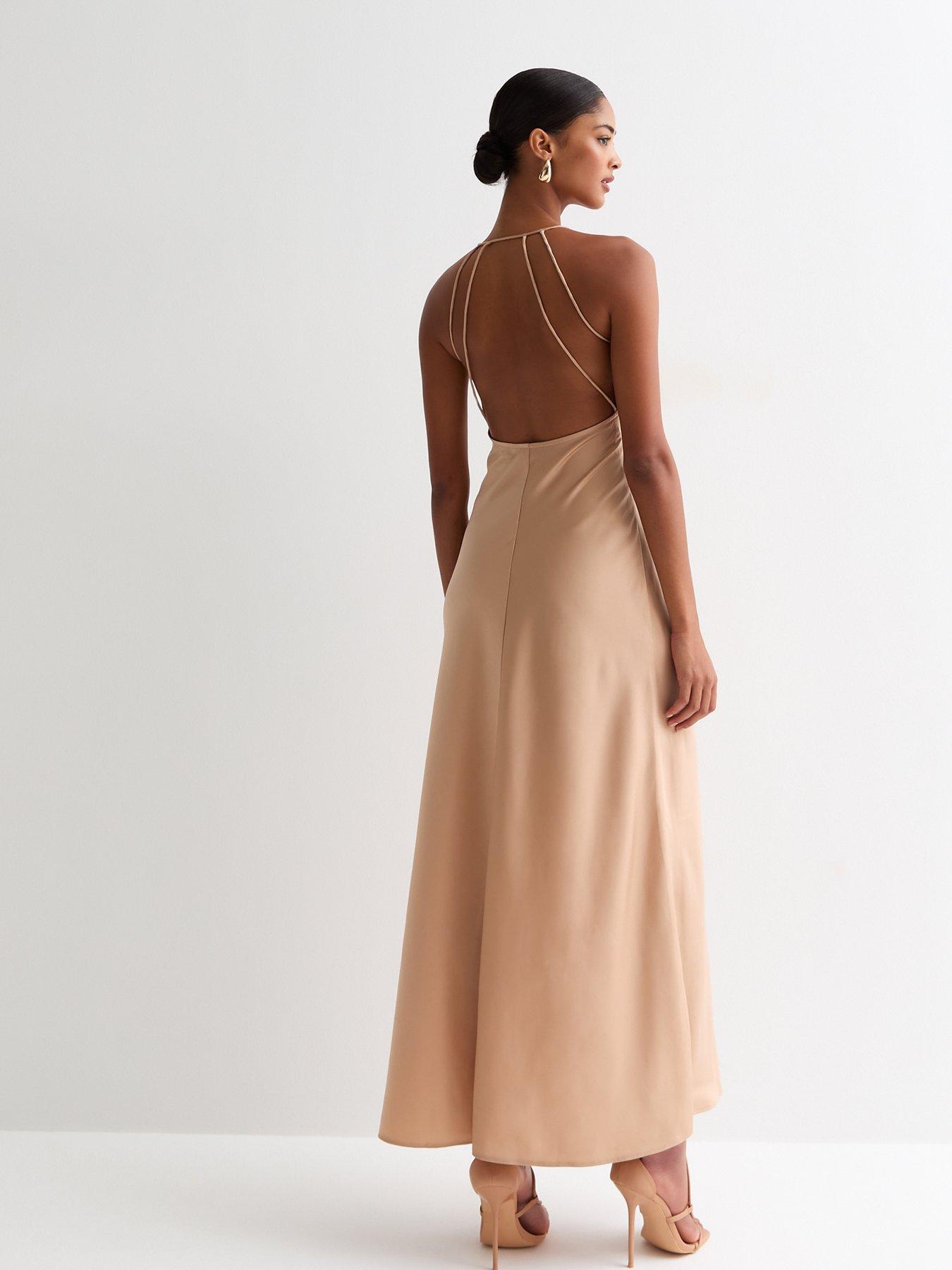 new-look-light-brown-open-strappy-back-satin-maxi-dressstillFront