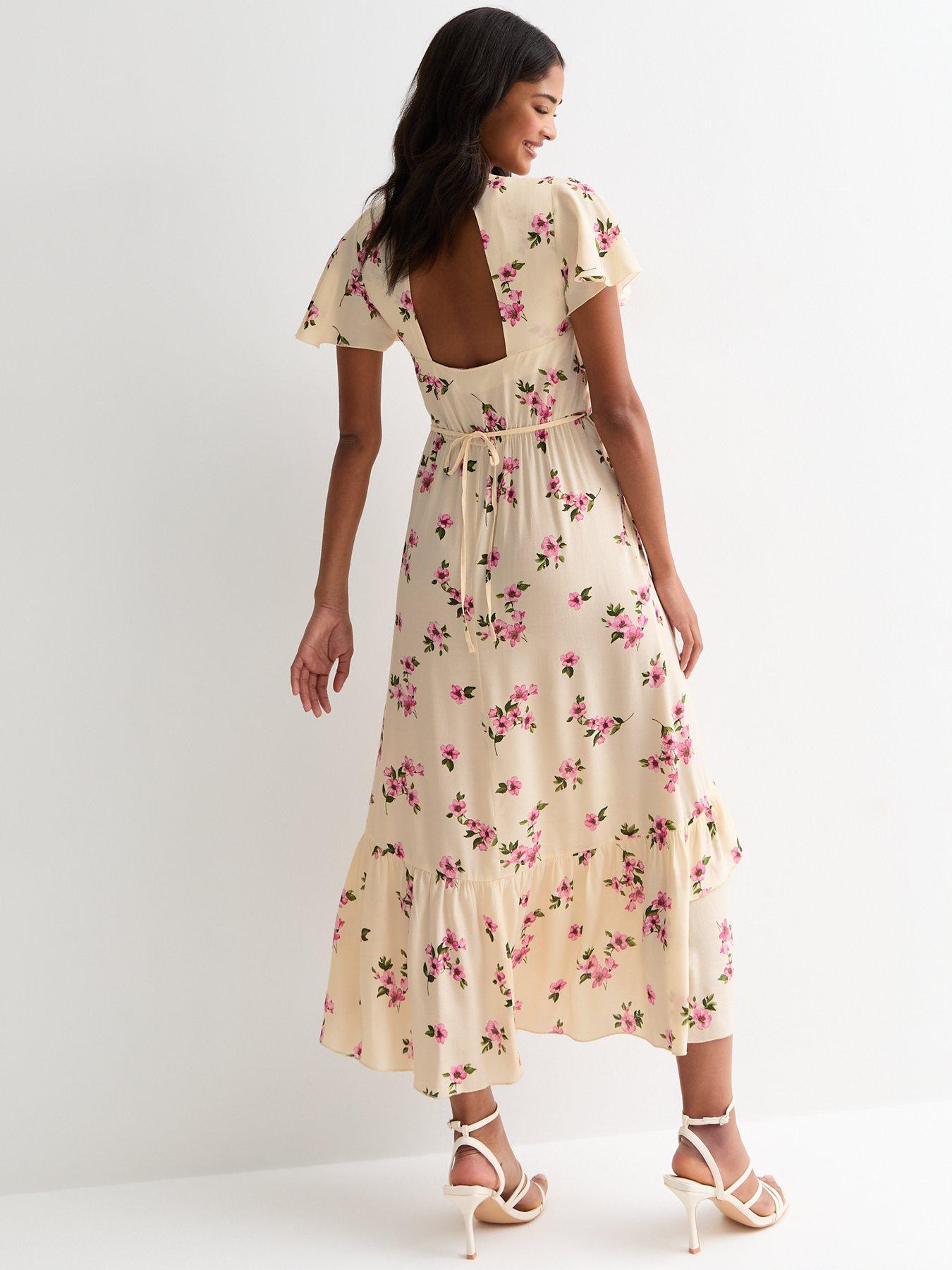 new-look-cream-floral-print-ruffle-midistillFront