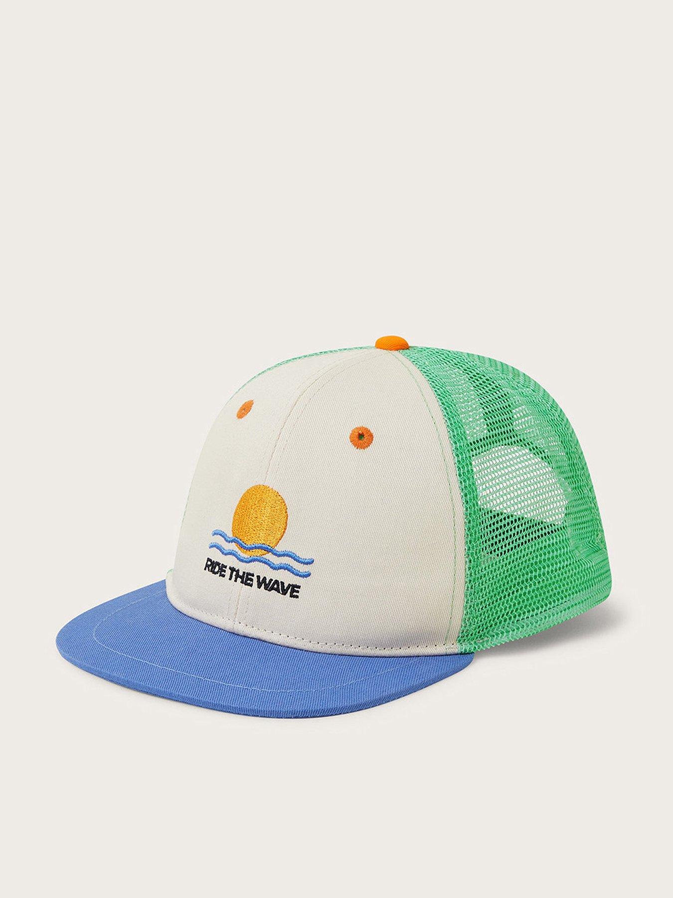 Image 1 of 3 of Monsoon Girls Colourblock Cap - Multi