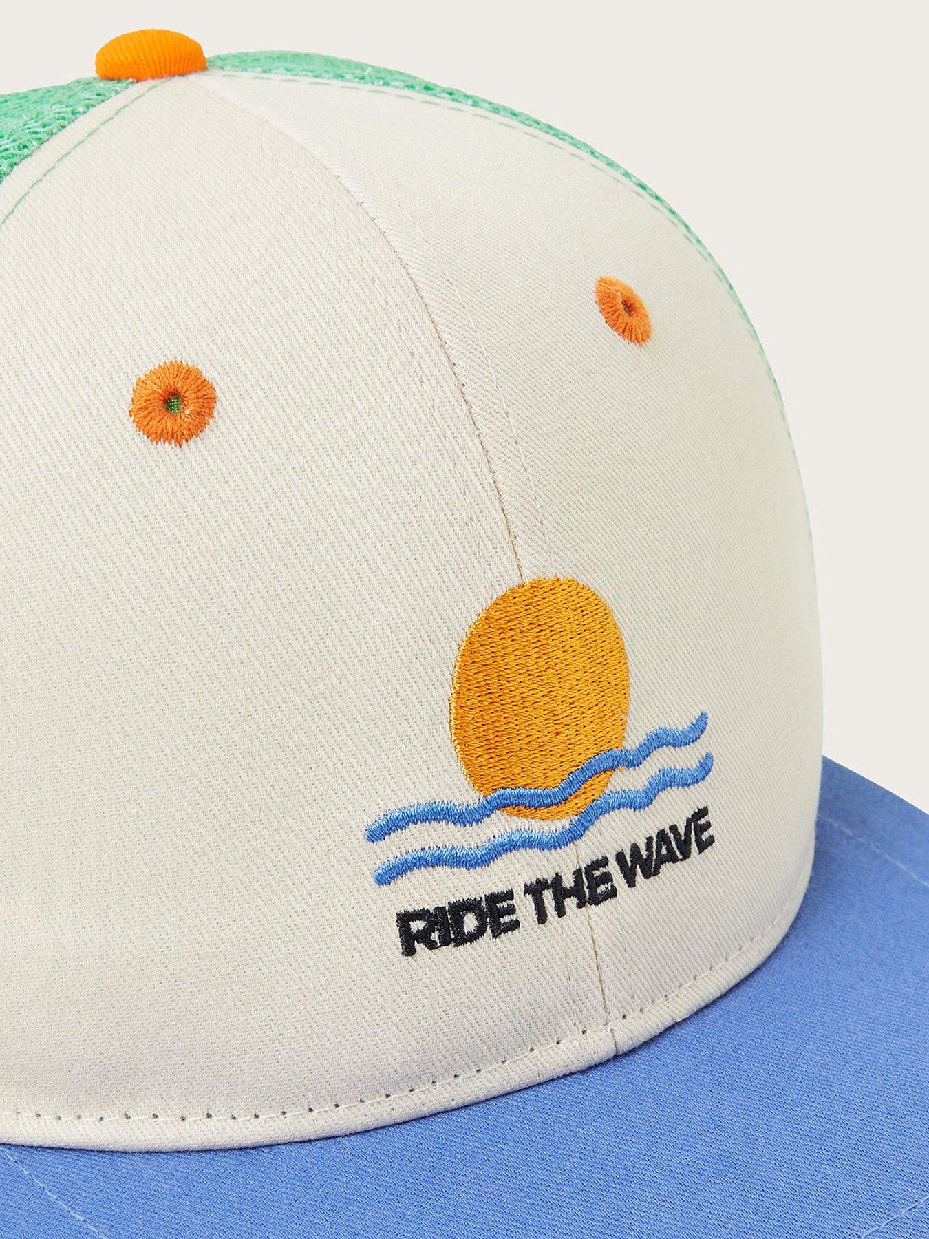 Image 3 of 3 of Monsoon Girls Colourblock Cap - Multi