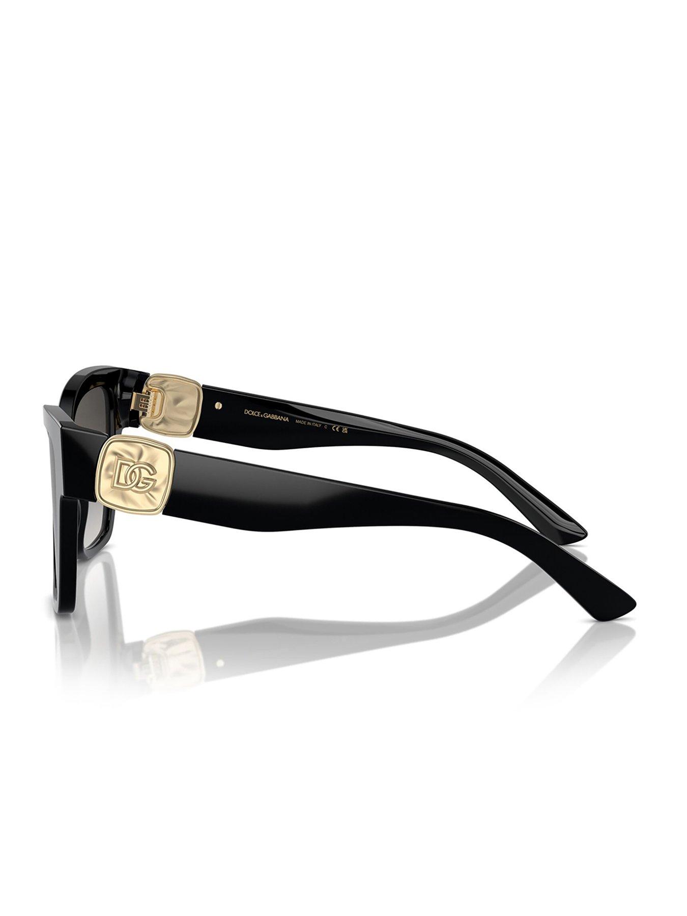 Image 3 of 4 of Dolce & Gabbana Dolce &amp; Gabbana Dg4470 Square Sunglasses - Black
