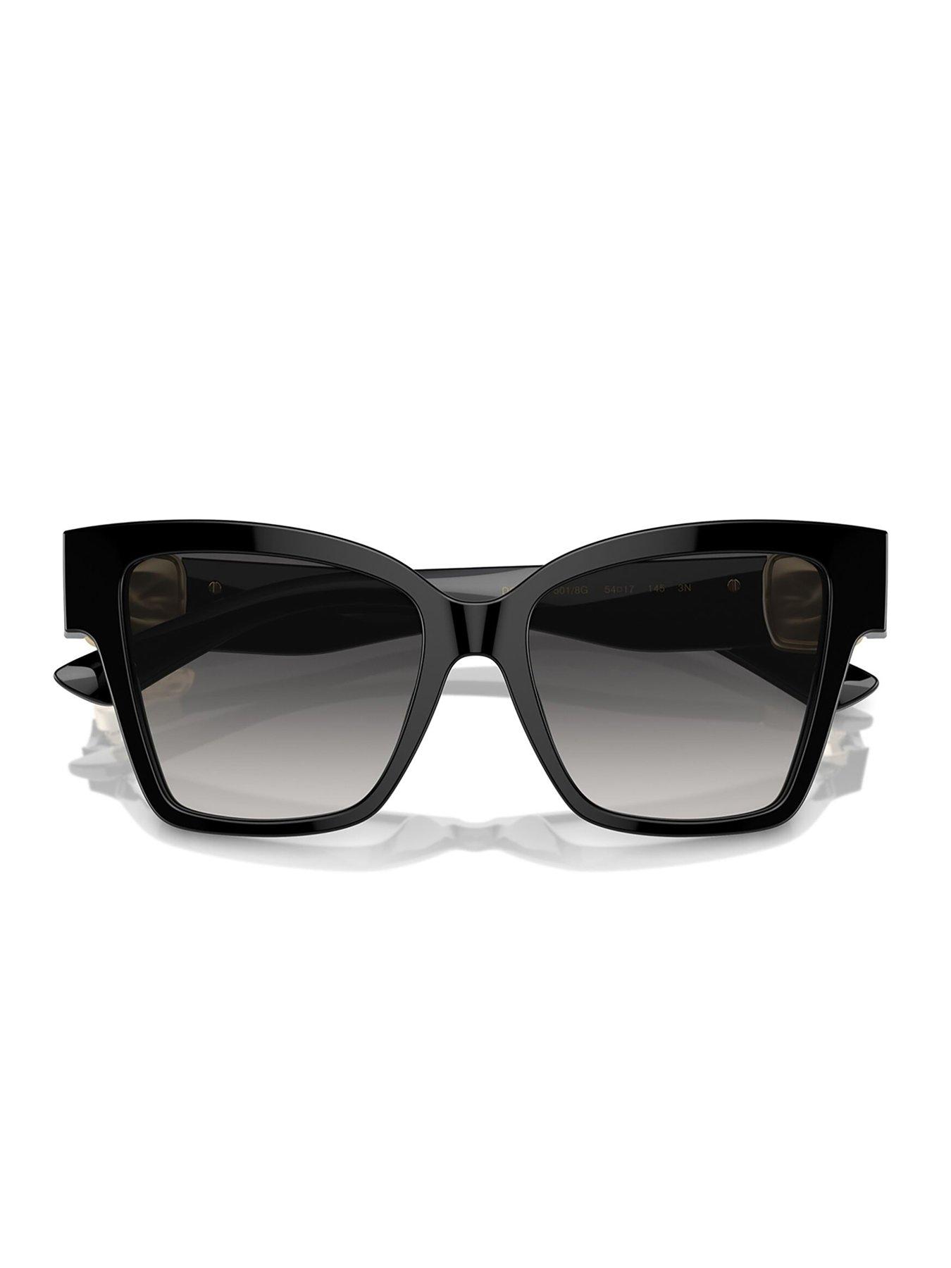 Image 4 of 4 of Dolce & Gabbana Dolce &amp; Gabbana Dg4470 Square Sunglasses - Black