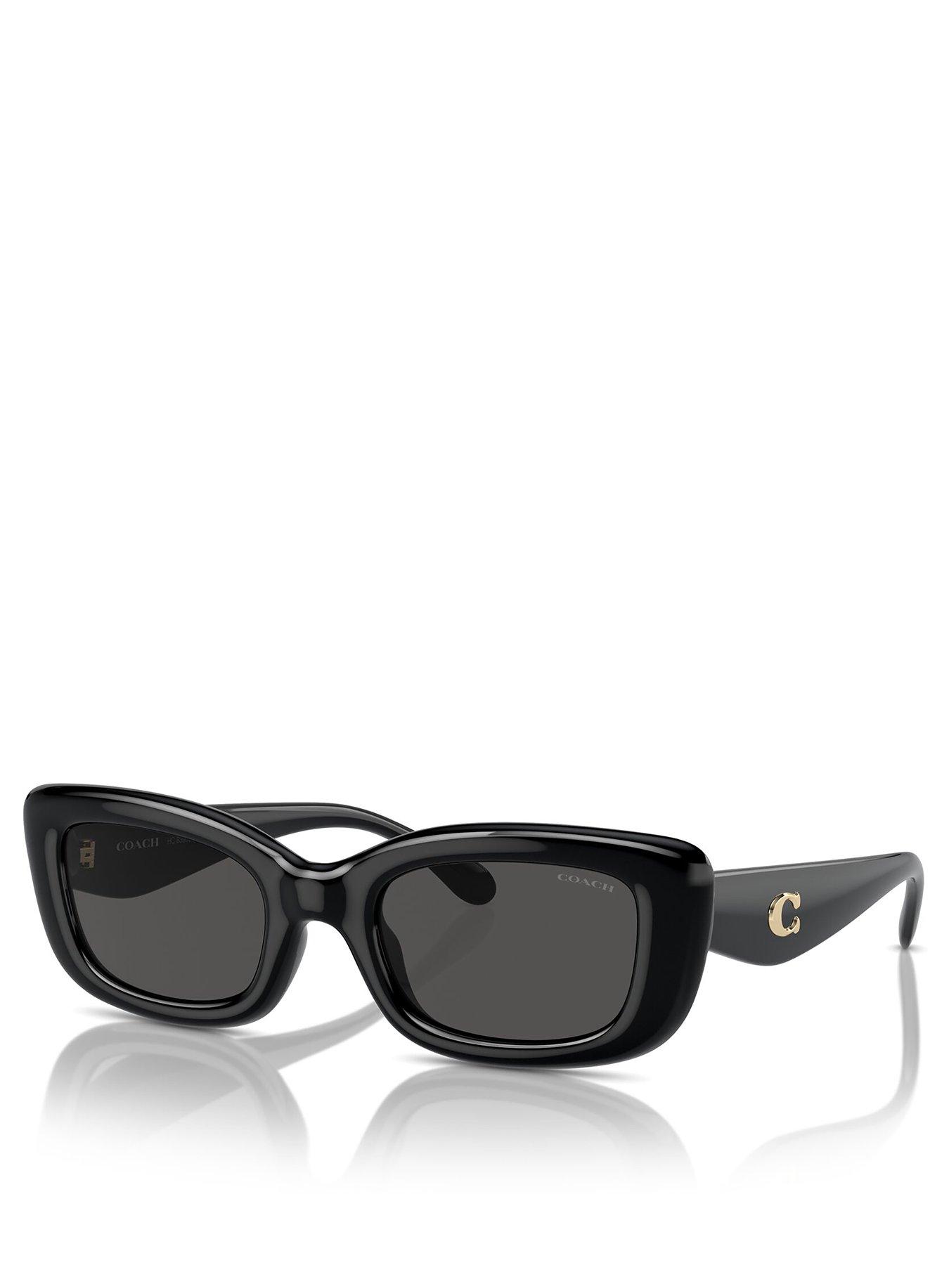 Image 1 of 4 of COACH Coach Hc8390u Rectangle Sunglasses