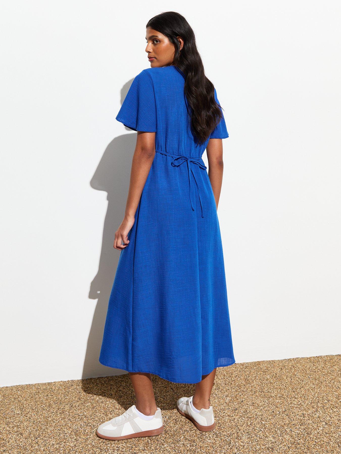 new-look-blue-lace-trim-button-front-midi-dressstillFront