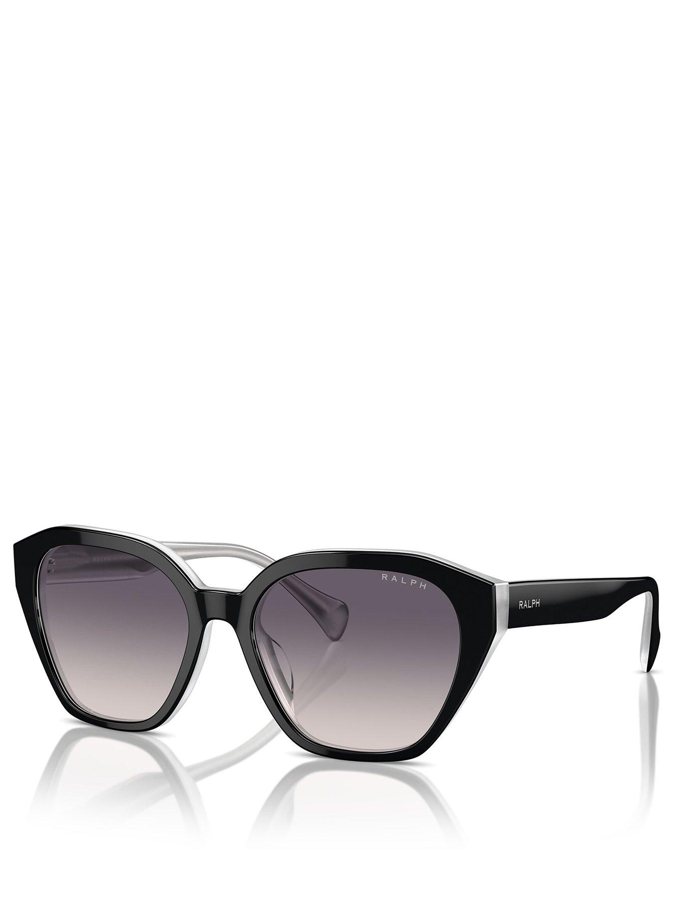 Image 1 of 4 of Ralph Cat Eye Sunglasses - Black