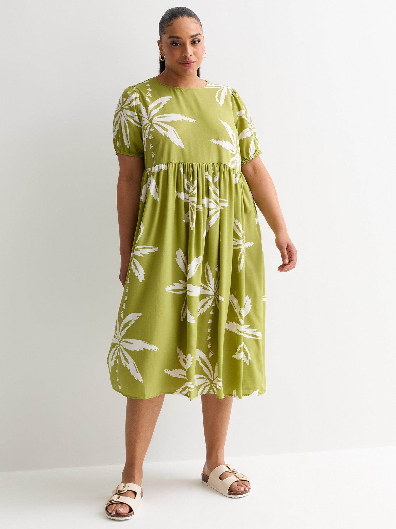 new-look-curves-green-palm-print-midiback