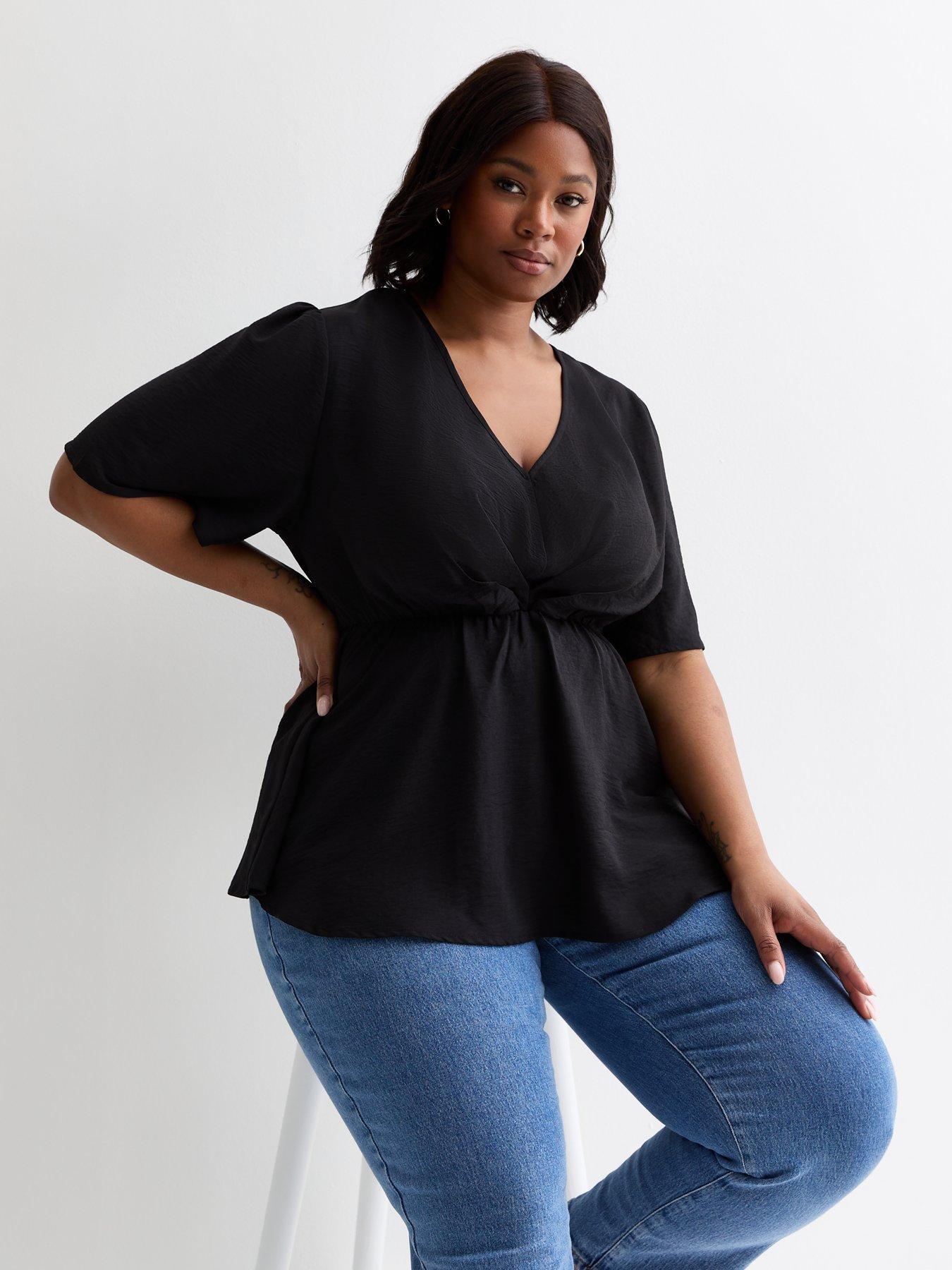 New look peplum top online