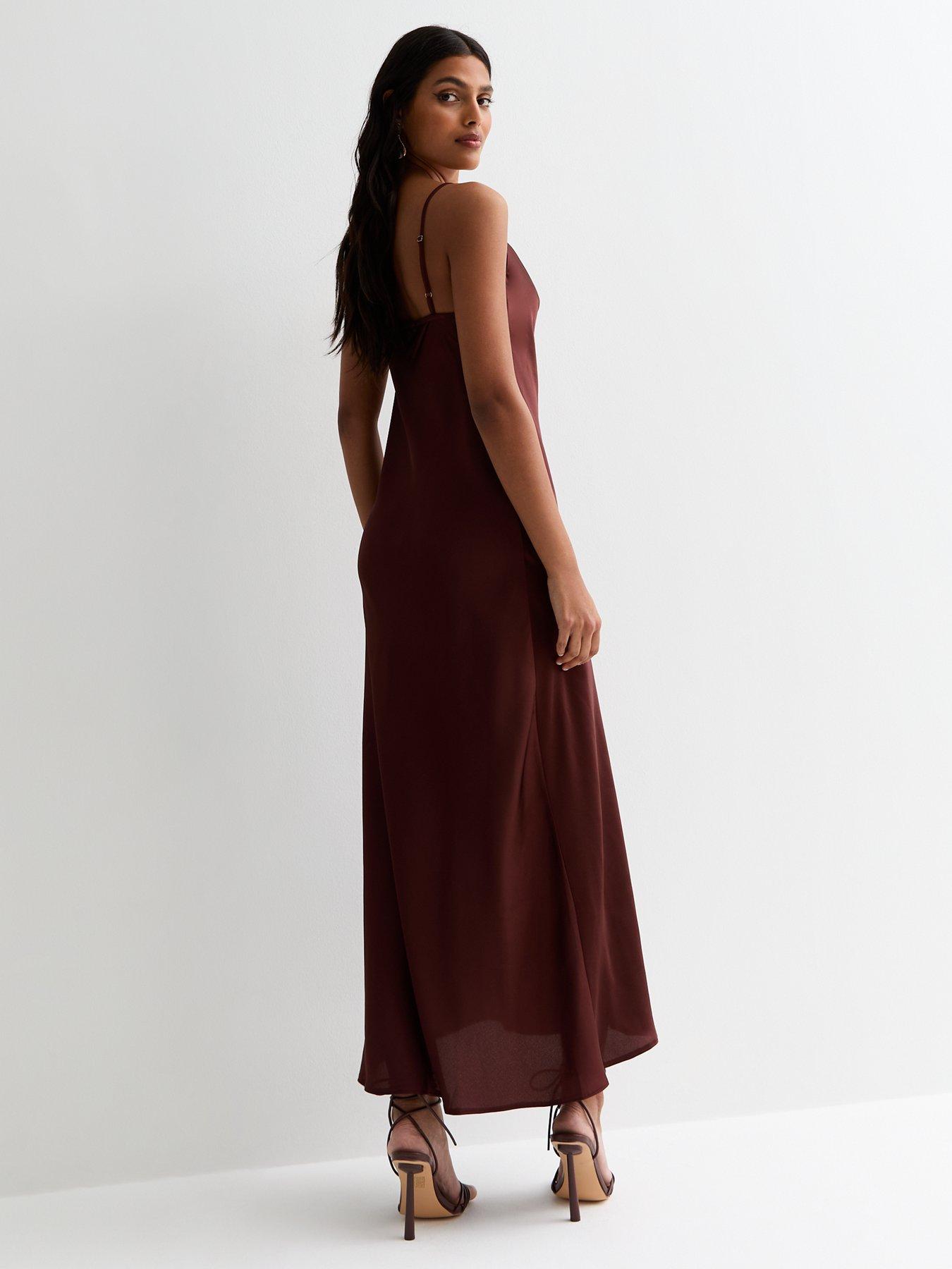 new-look-strappy-satin-cowl-neck-midi-dress-brownstillFront