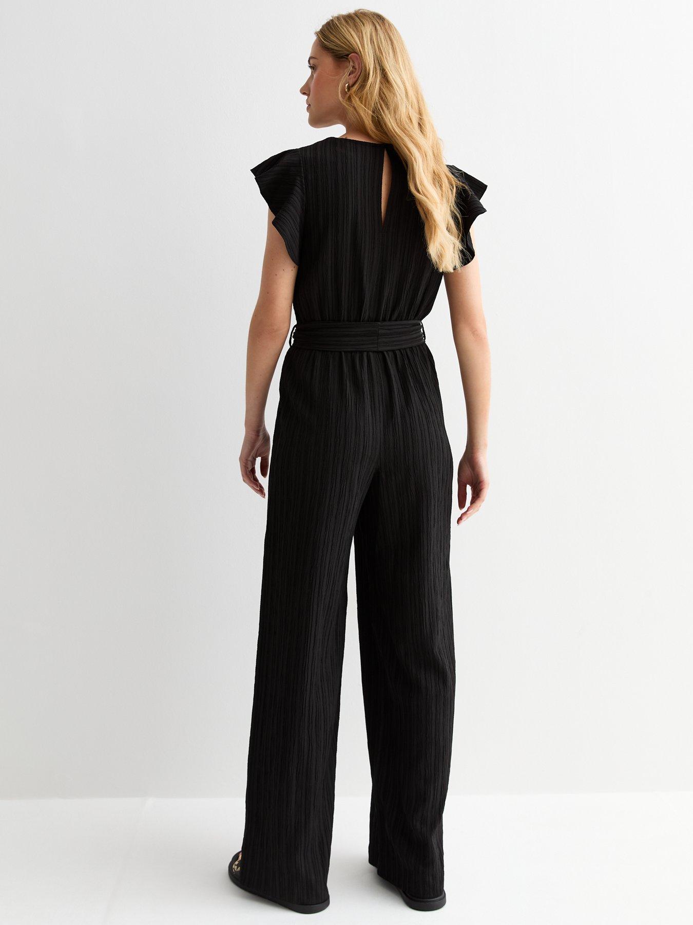 new-look-black-textured-frill-wrap-jumpsuitstillFront