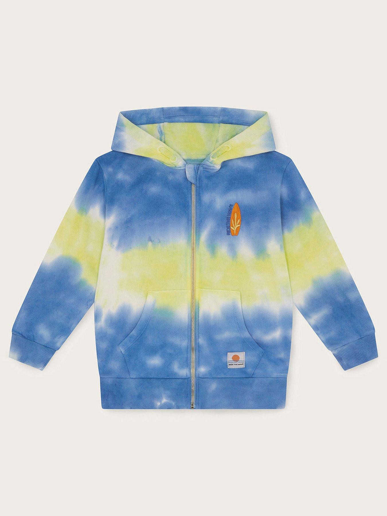 Image 1 of 3 of Monsoon Boys Tie Dye Hoodie - Multi