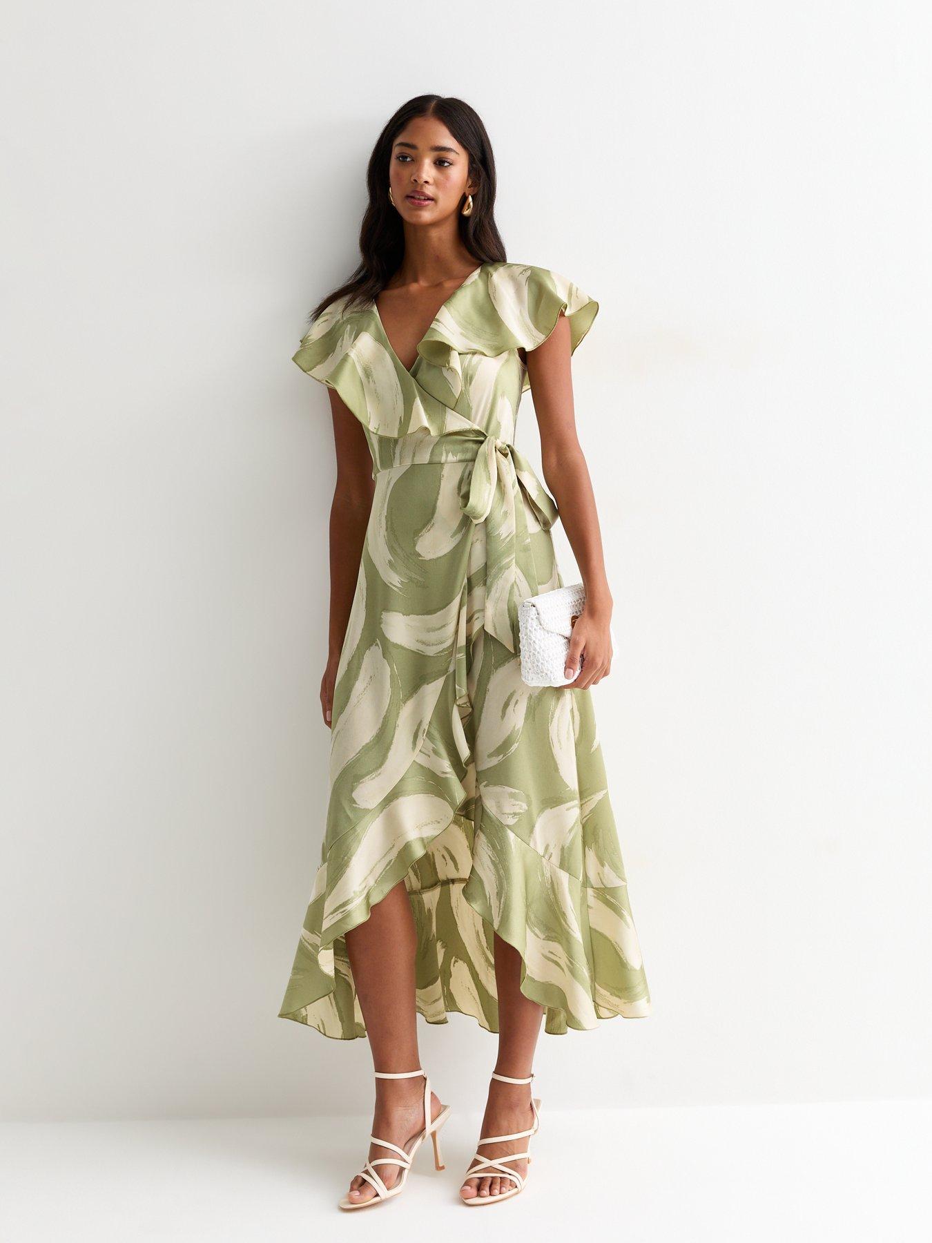 new-look-green-brush-stroke-ruffle-wrap-midi-dressback