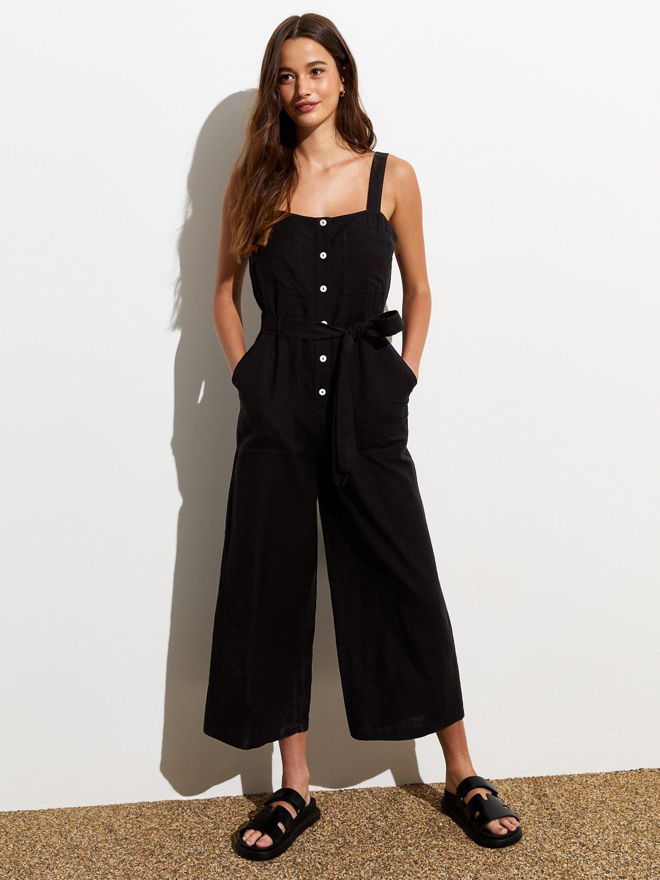 new-look-black-square-neck-cottonnbspjumpsuit