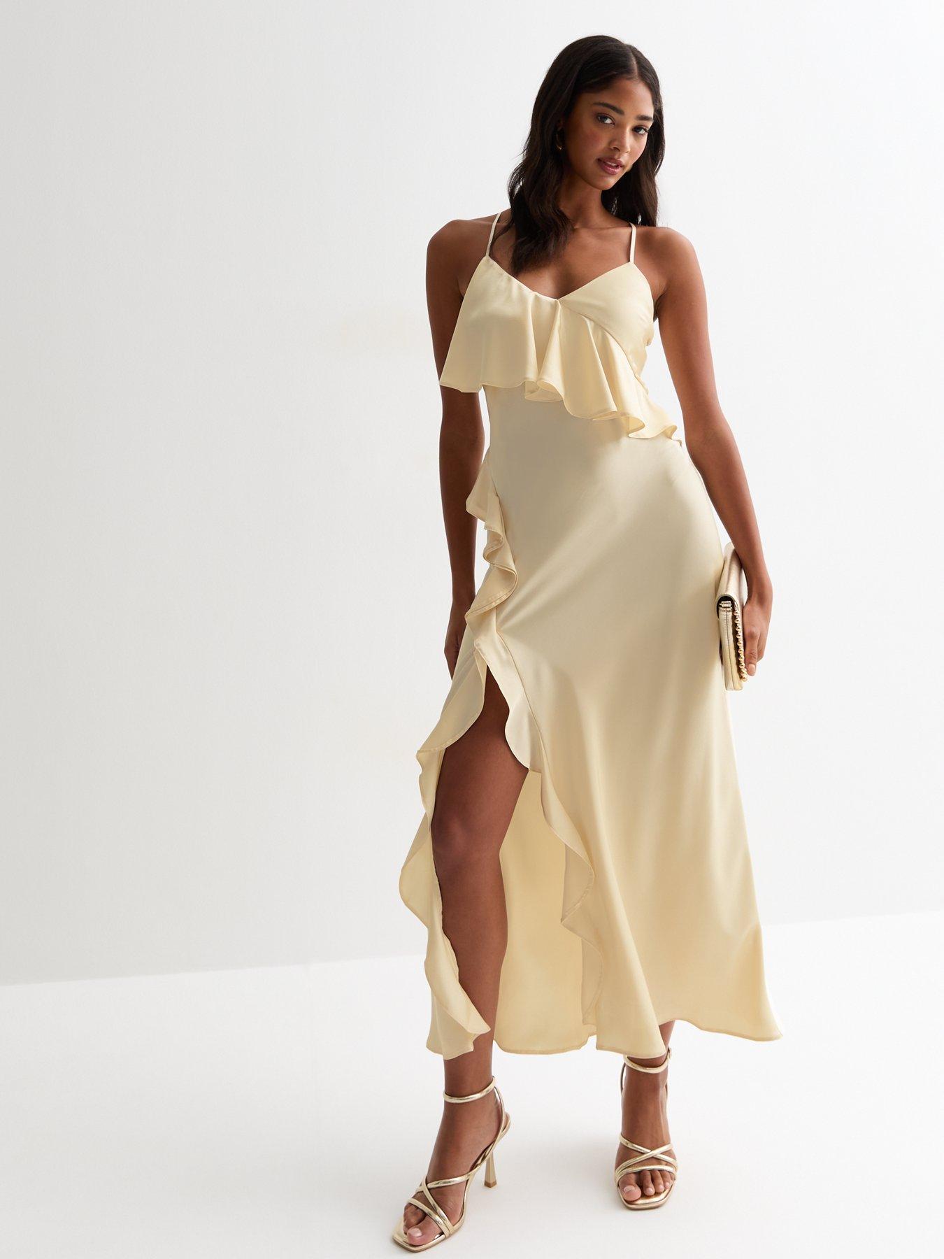 new-look-cream-ruffle-split-hem-strappy-midaxi-dressback