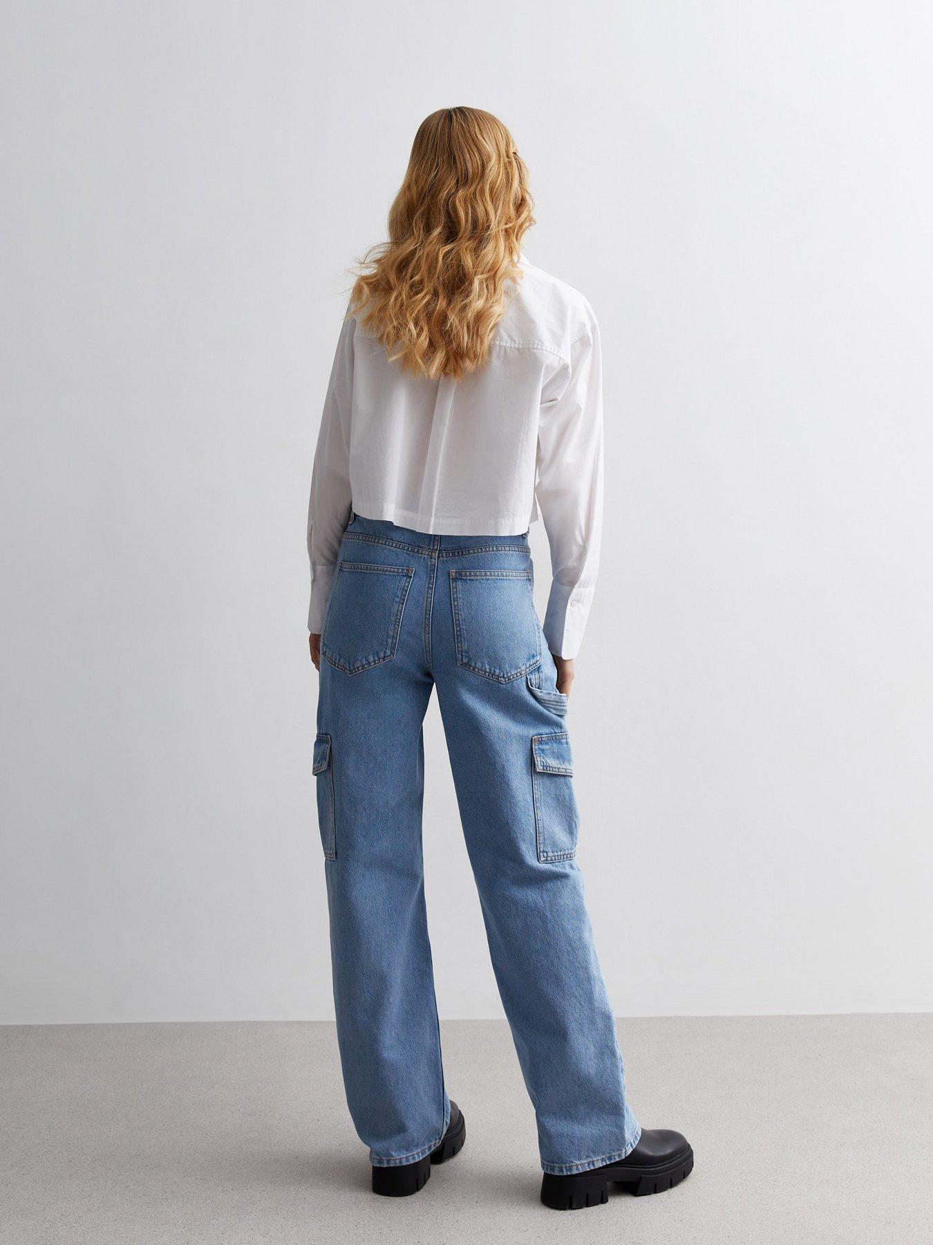 new-look-blue-high-waist-cargo-jeansstillFront