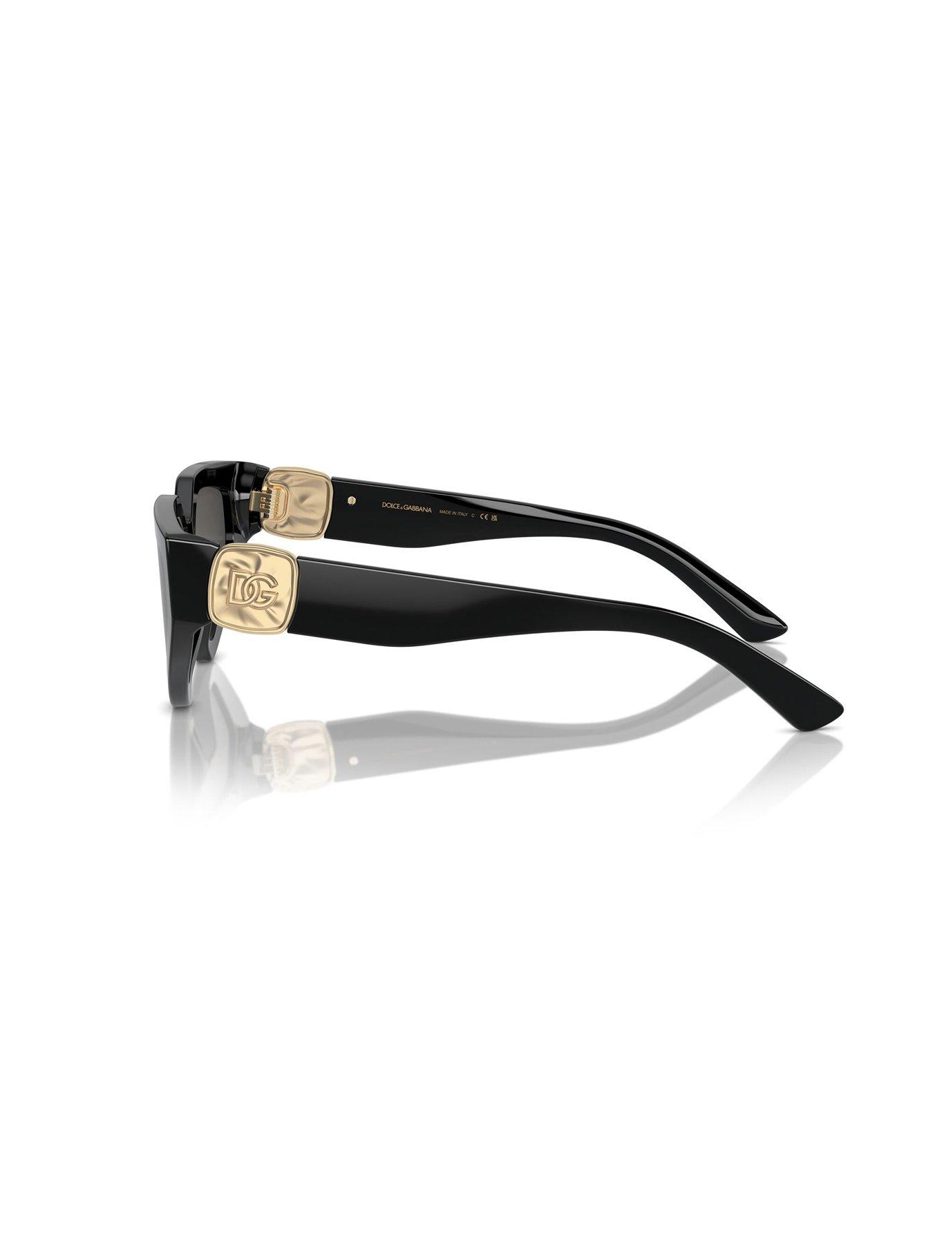 Image 2 of 4 of Dolce & Gabbana Dolce &amp; Gabbana Dg4469 Butterfly Sunglasses - Black