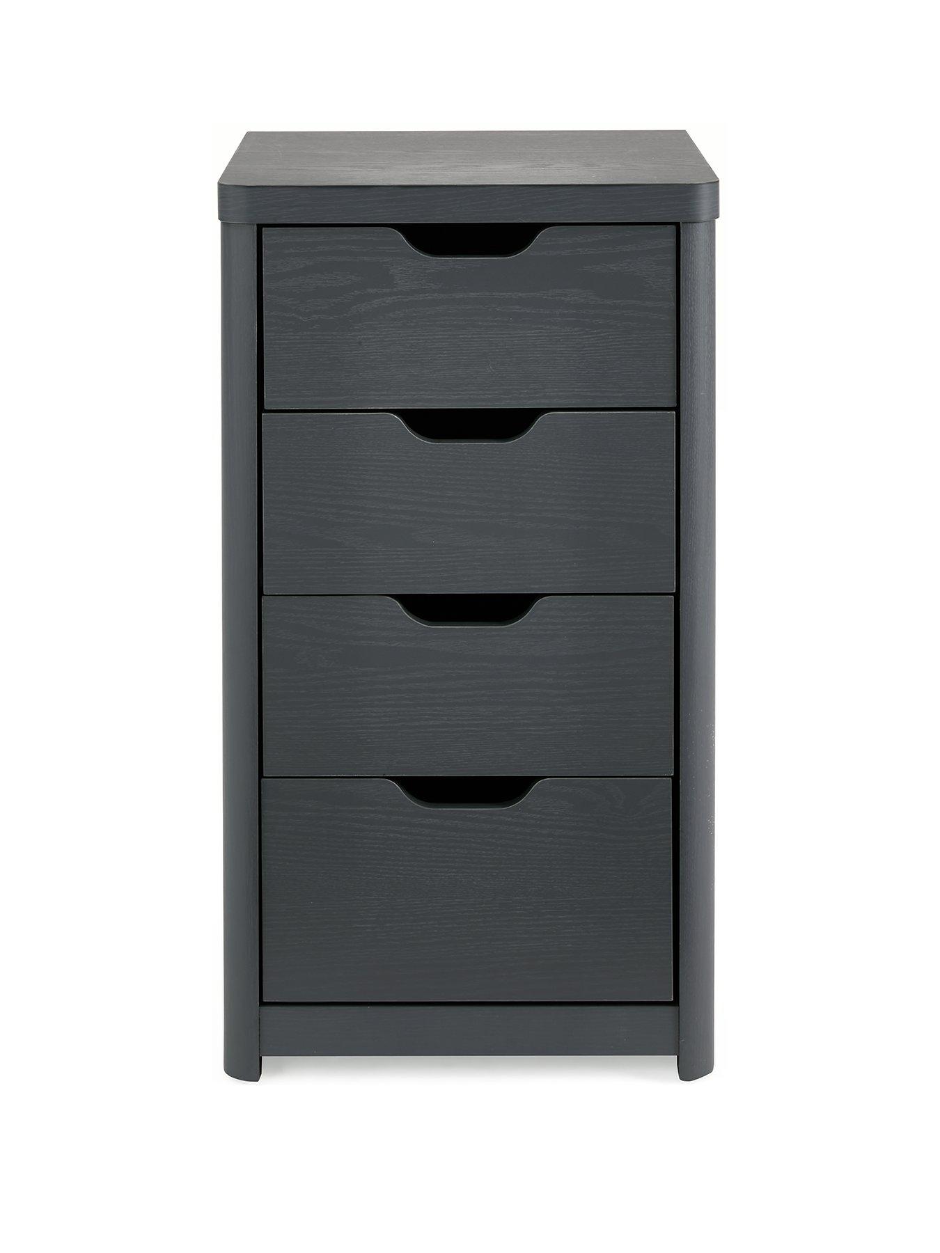 the-very-collection-aspen-childrensnbspslim-4-drawer-chest-dark-grey-oak-effectstillFront