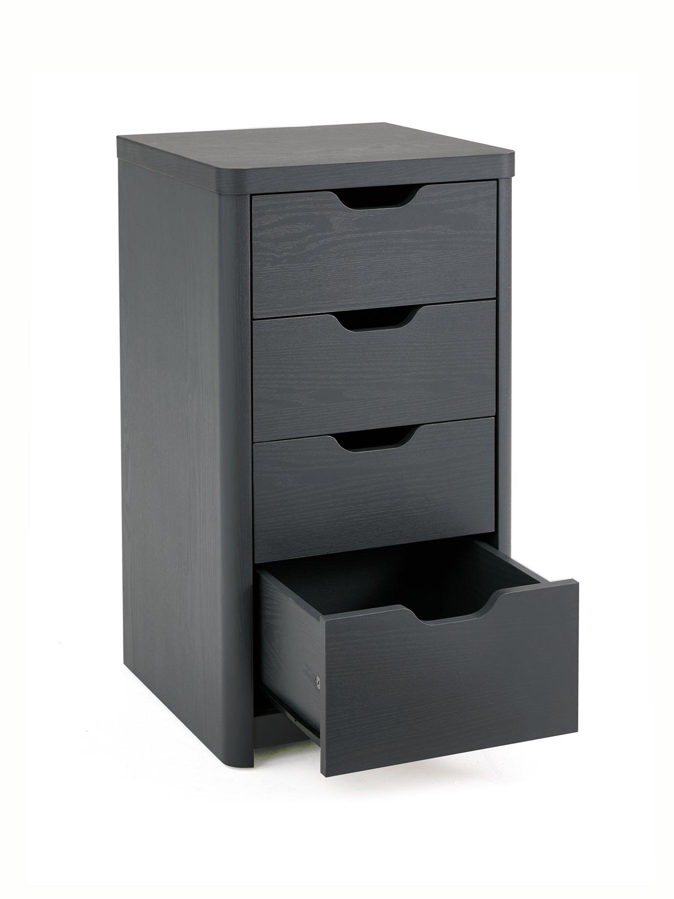 the-very-collection-aspen-childrensnbspslim-4-drawer-chest-dark-grey-oak-effectoutfit