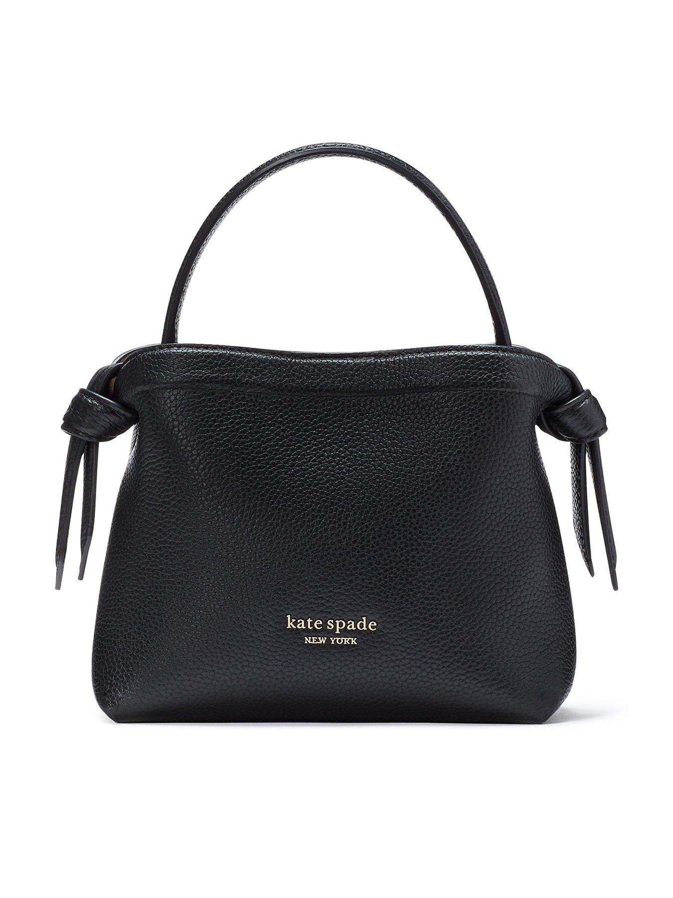 Knott Pebbled Leather Mini Crossbody Tote