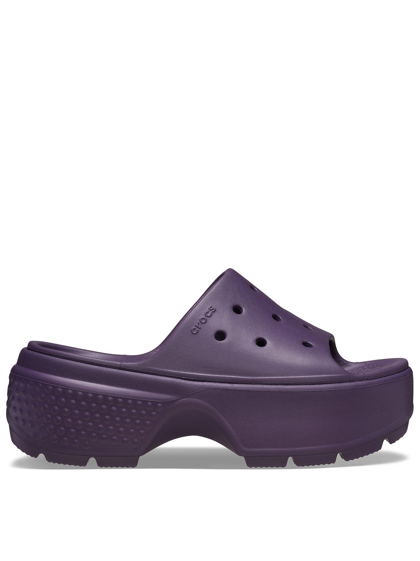 crocs-stomp-slide-sandal-purplefront