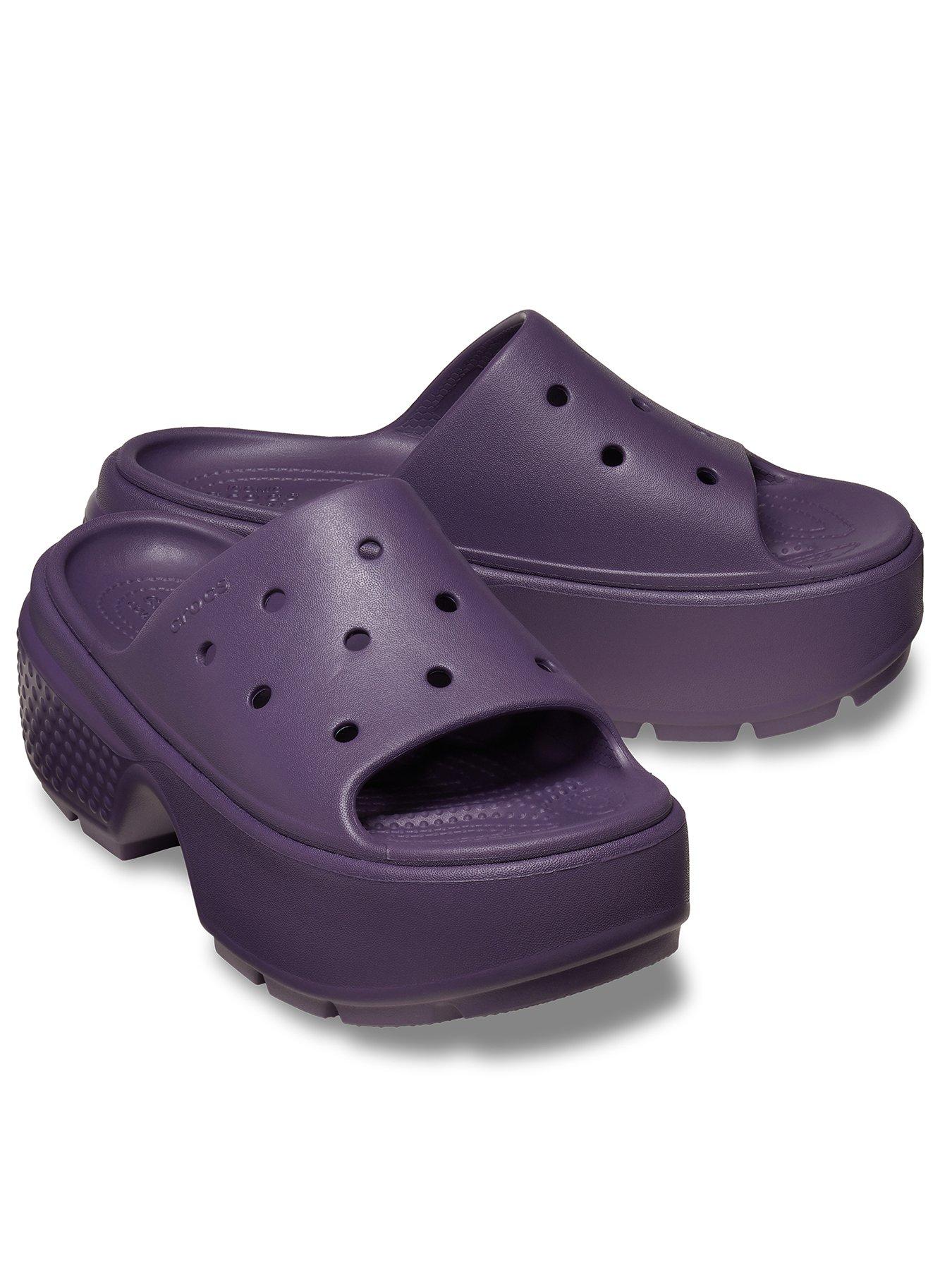 crocs-stomp-slide-sandal-purplestillFront