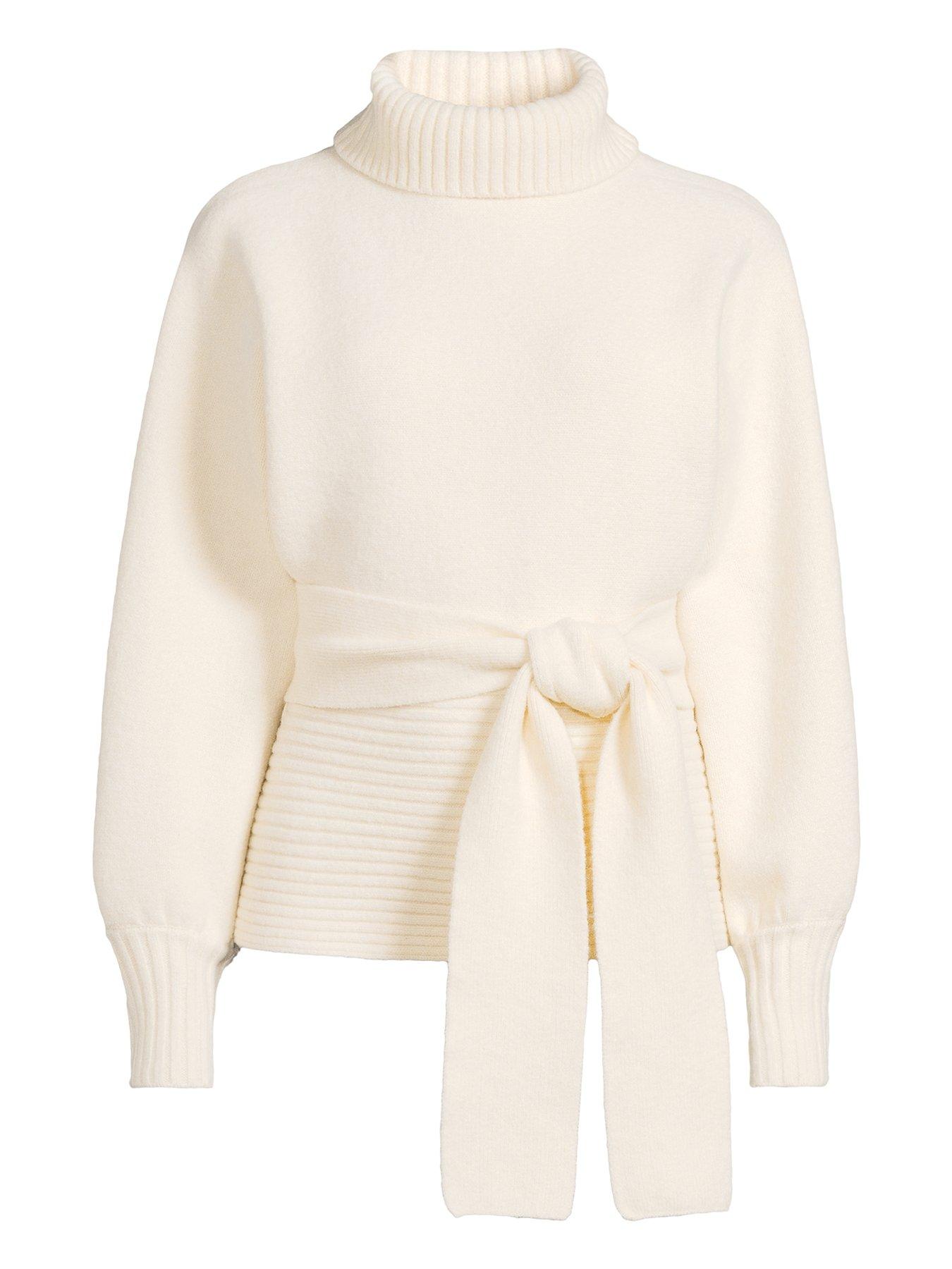 michelle-keegan-premium-wool-blendnbspknittednbspbelted-jumper-creamdetail