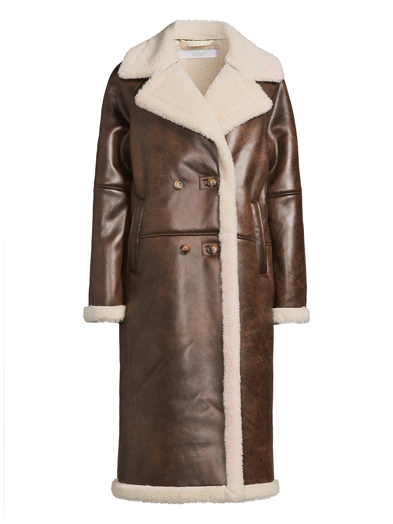 michelle-keegan-longline-faux-shearling-coat-browndetail