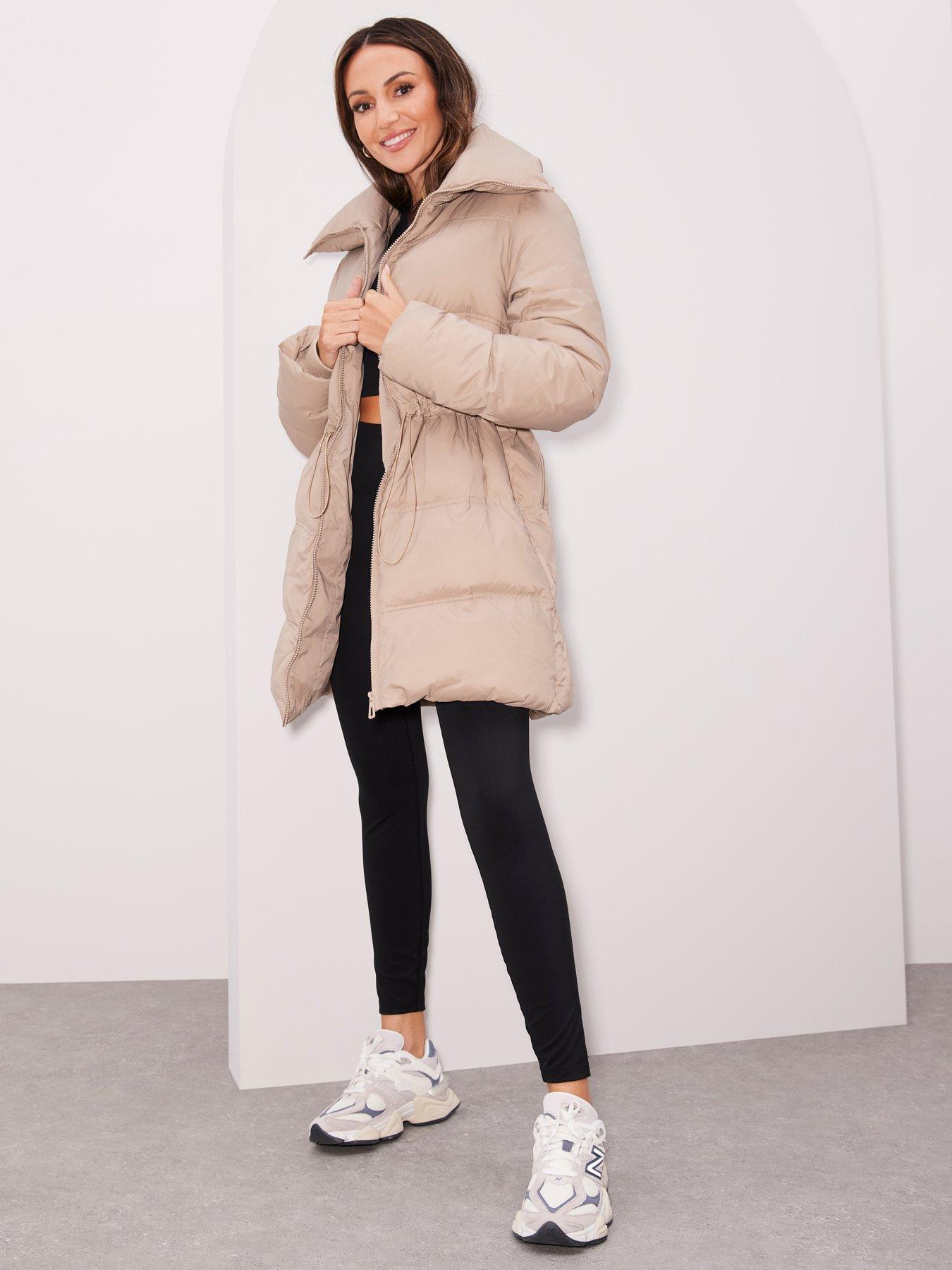 michelle-keegan-drawstring-waist-down-amp-feather-richnbsplongline-padded-coat-beige