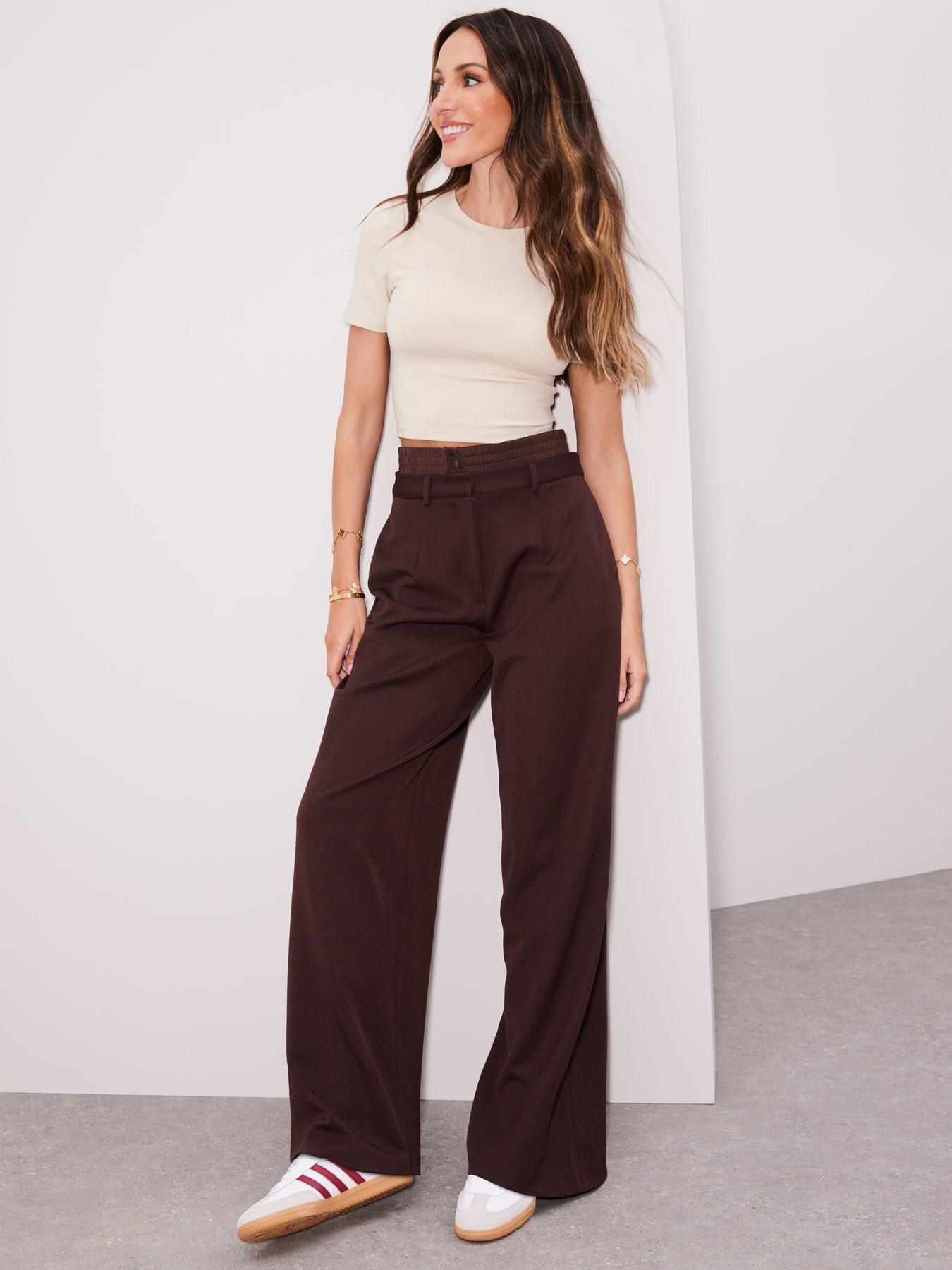 michelle-keegan-waistband-detail-wide-leg-trousers--nbspbrownback