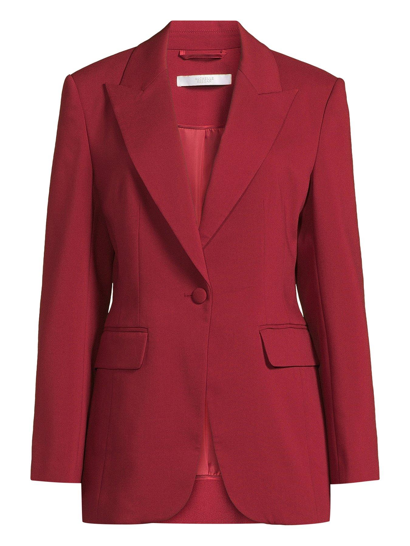 michelle-keegan-structured-blazer-reddetail