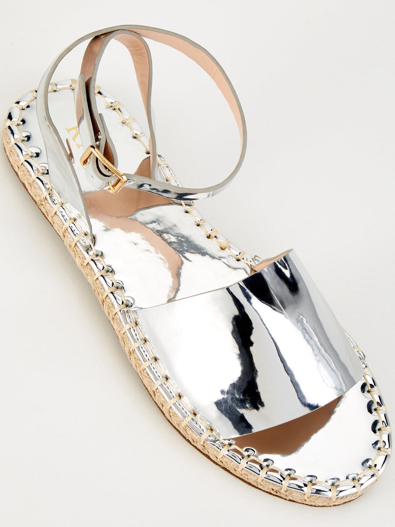 raid-rebecca-espadrille-flat-sandal-silveroutfit