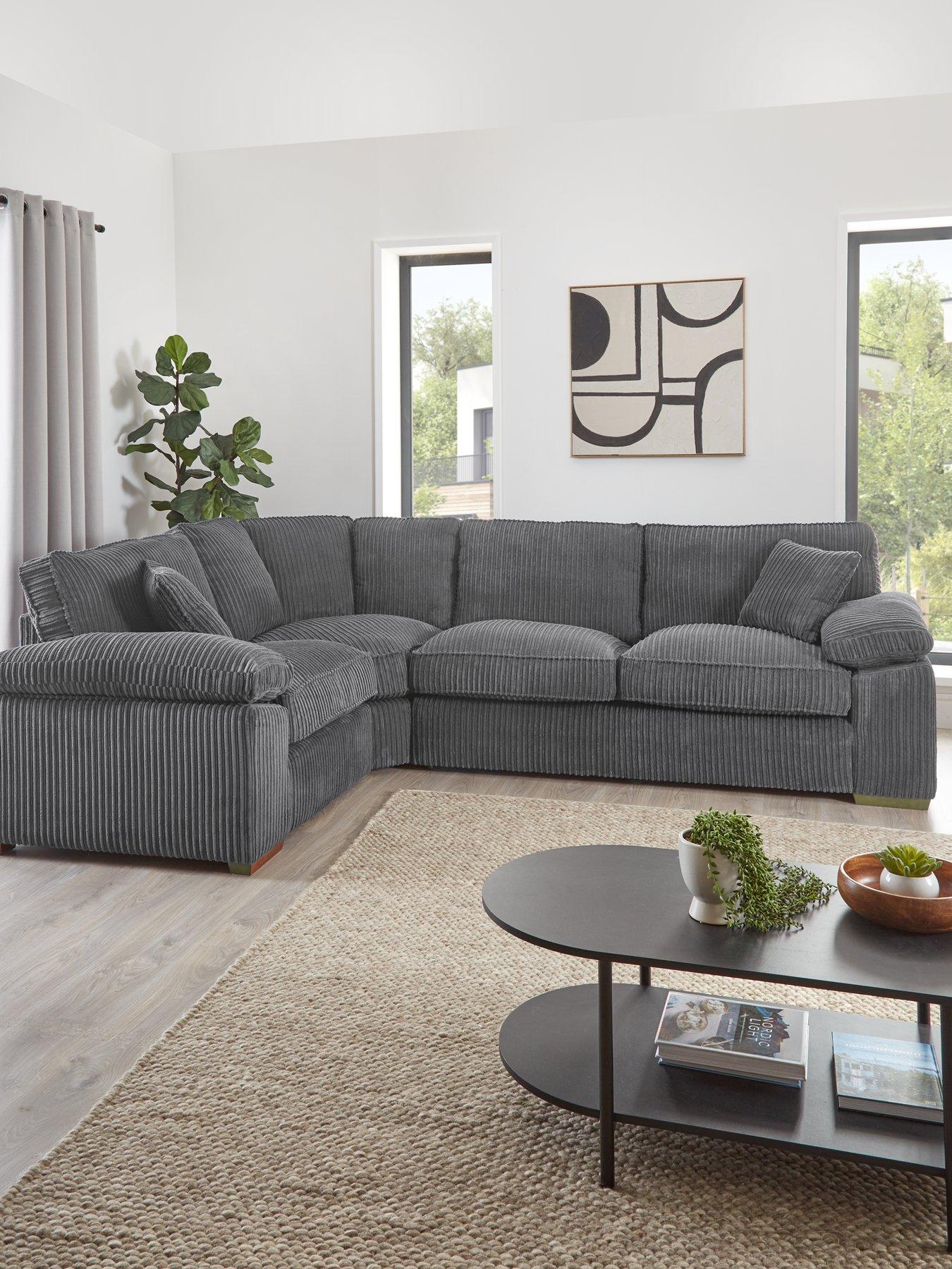Very Home Parker Fabric Left Hand Corner Group Sofa - Made to Order in the UK