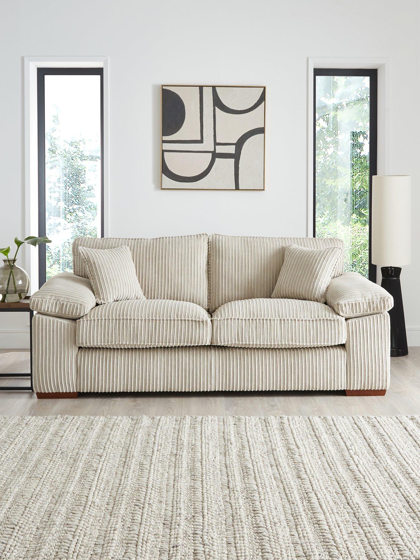 Very Home Parker Fabric 3 Seater Sofa - Made to Order in the UK