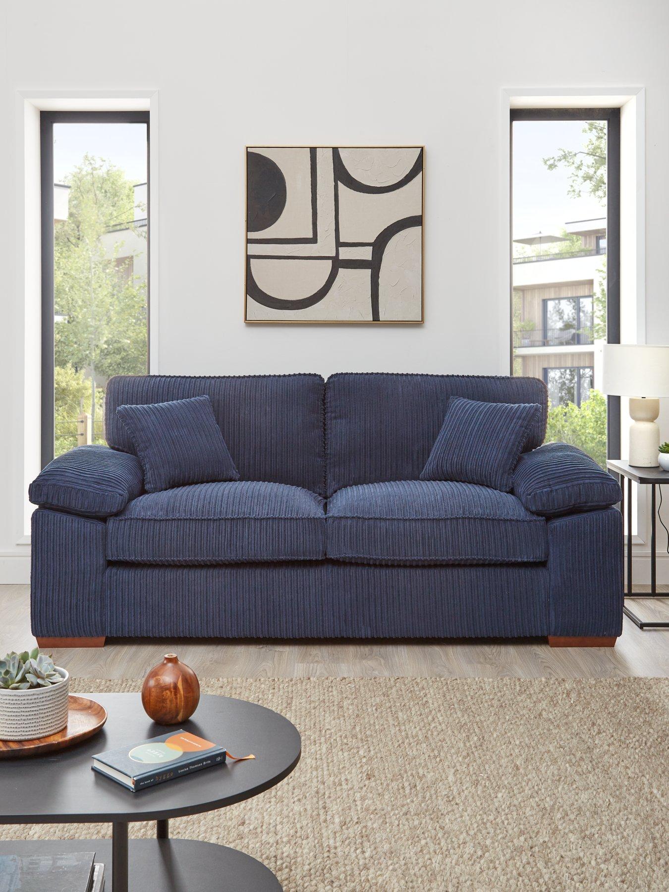 Very Home Parker Fabric 3 Seater Sofa - Made to Order in the UK