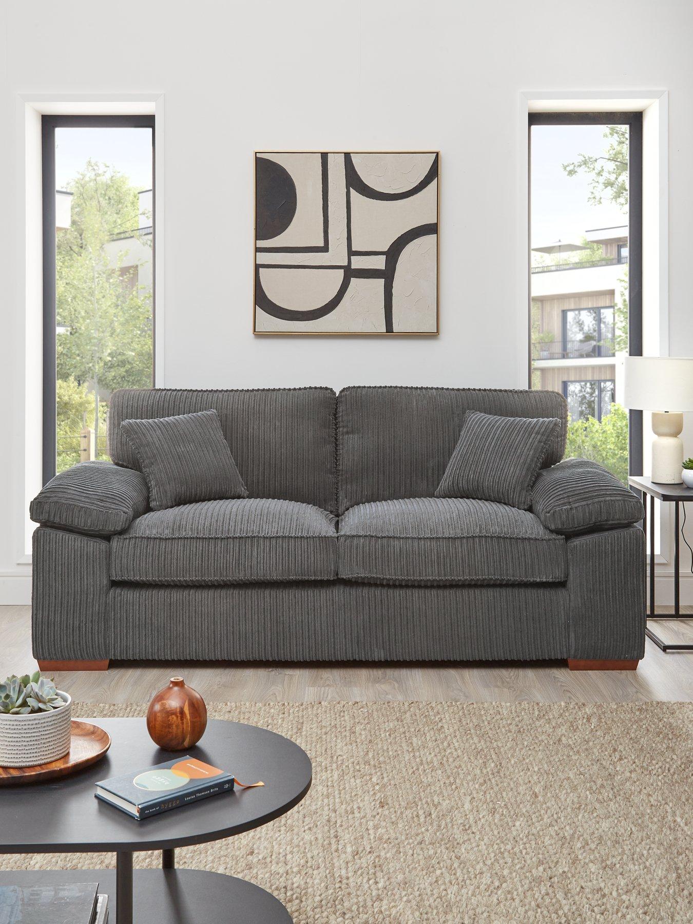 Very Home Parker Fabric 3 Seater Sofa - Made to Order in the UK