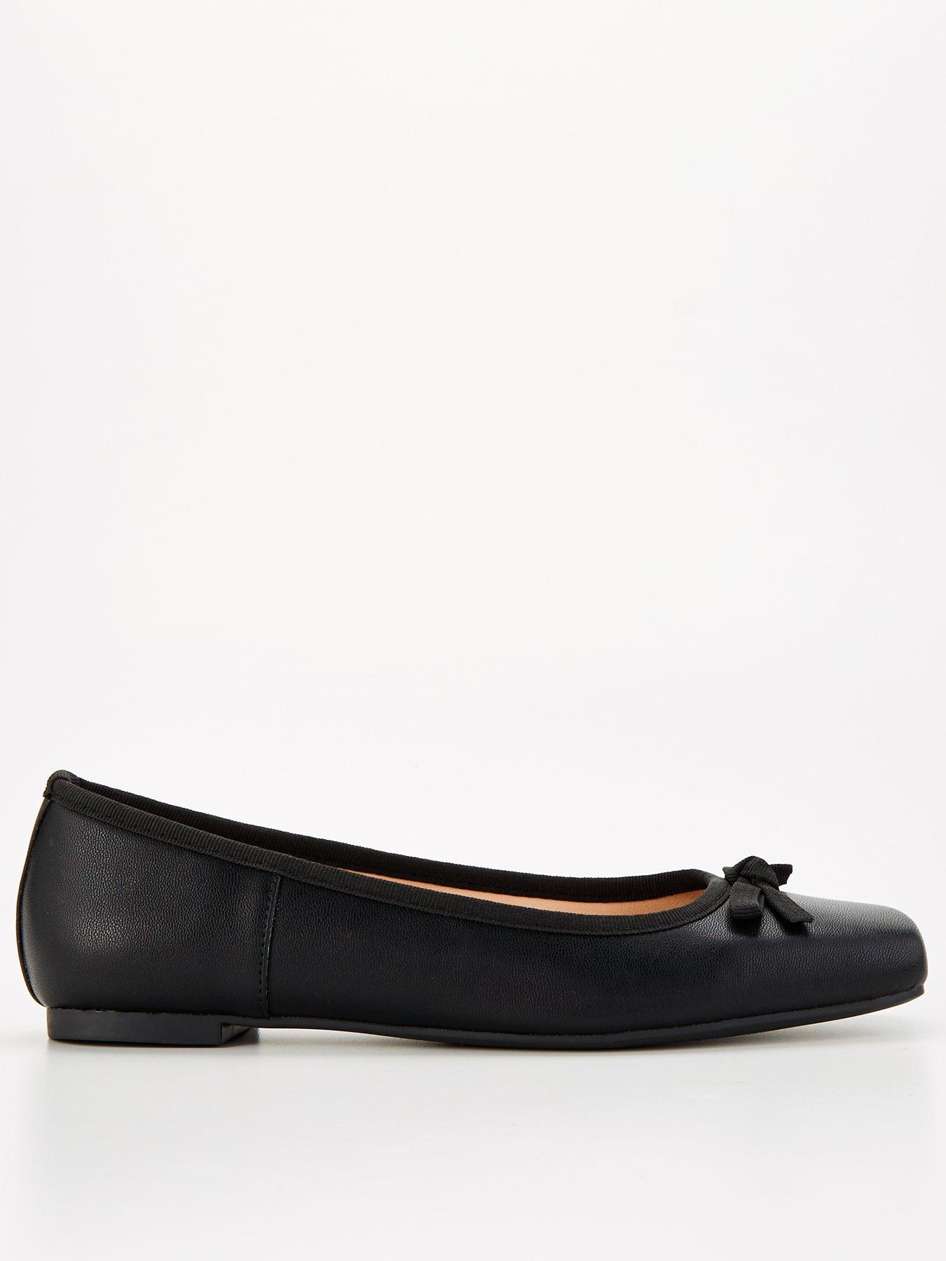 raid-arnell-square-toe-ballerina-black