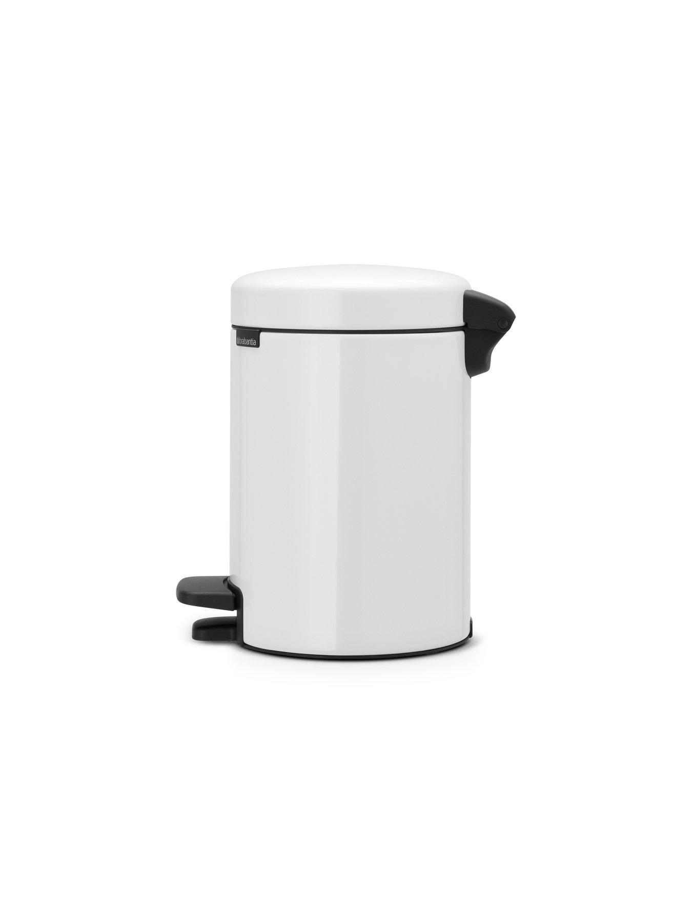 brabantia-newicon-3-litre-white-pedal-binstillFront