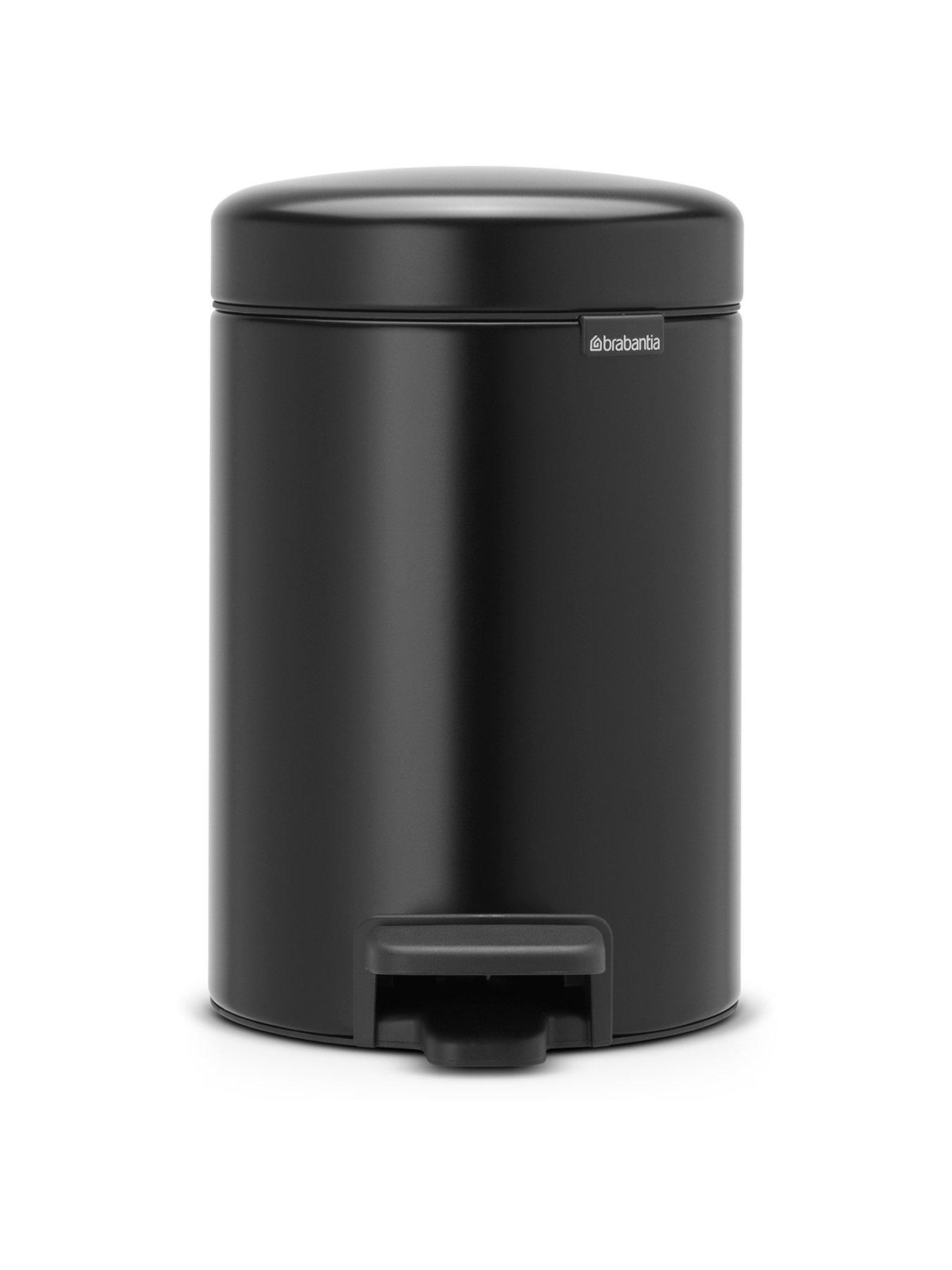 Image of Brabantia NewIcon 3-Litre Black Pedal Bin