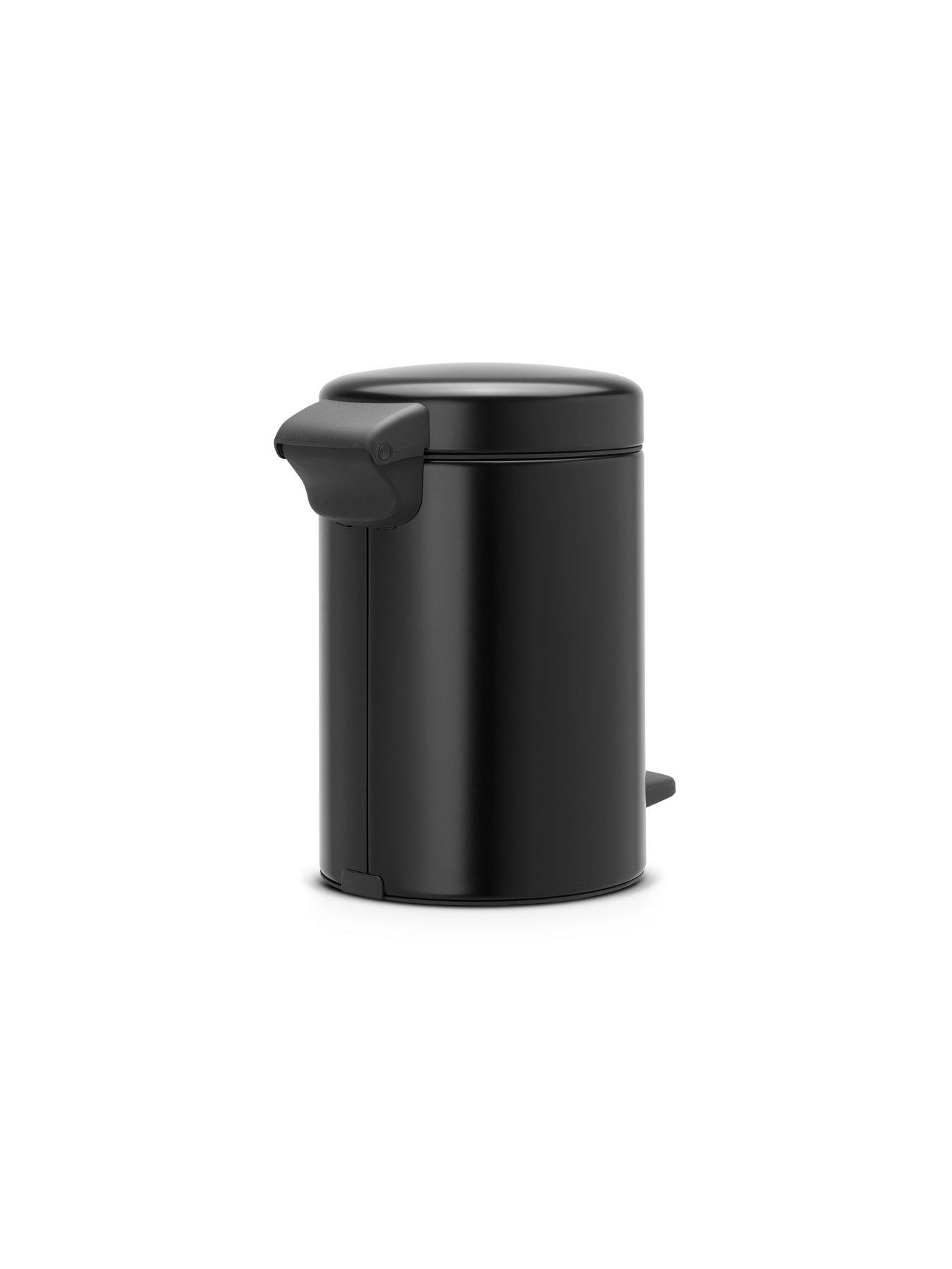 brabantia-newicon-3-litre-black-pedal-binback