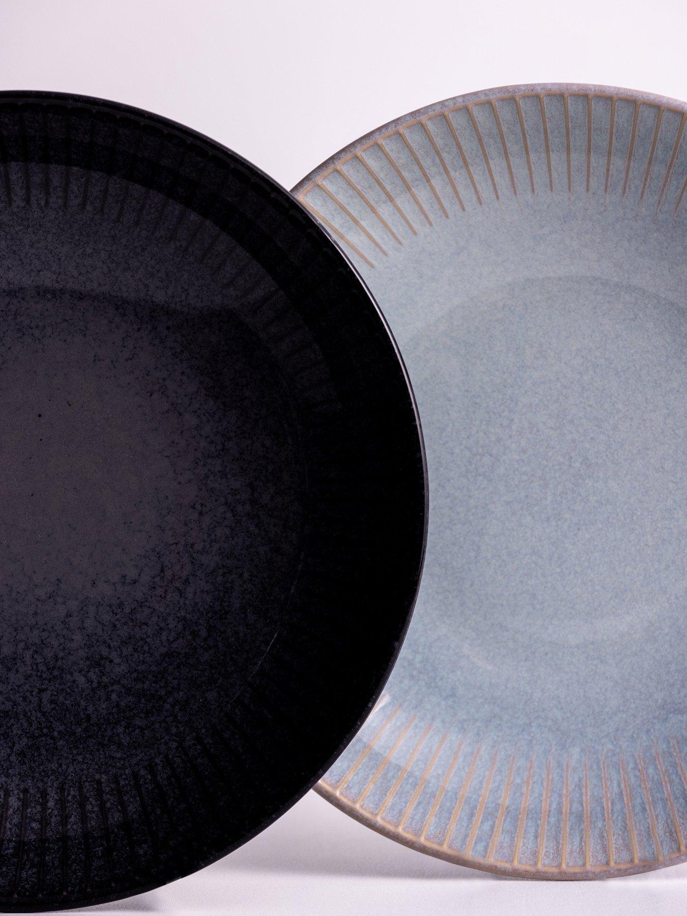 mason-cash-reactive-linear-set-of-4-pasta-bowls-ndash-blackdetail