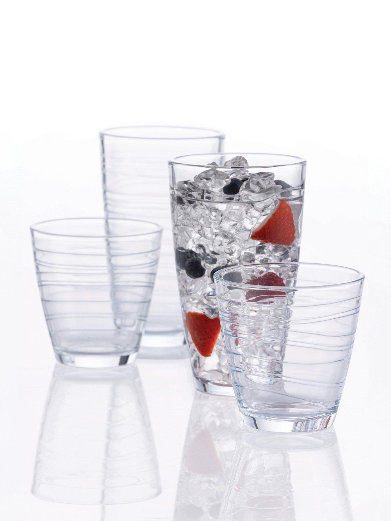 Ravenhead Essentials Set of 4 Swirl Mixer Glasses