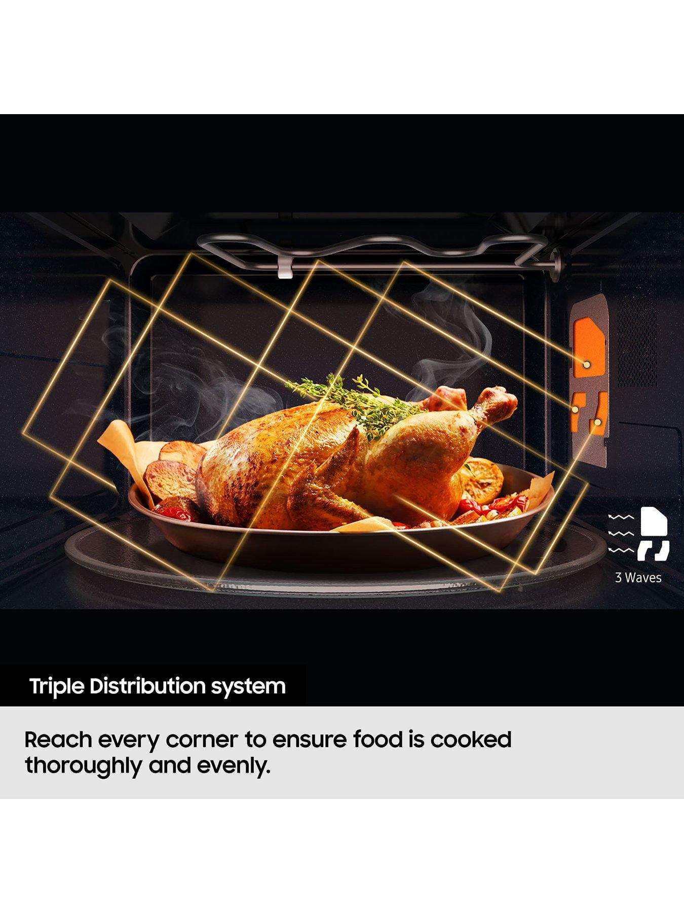Image 6 of 7 of Samsung MS32DG4504ATE3 32 Litre Large Capacity Solo Microwave - Stainless Steel
