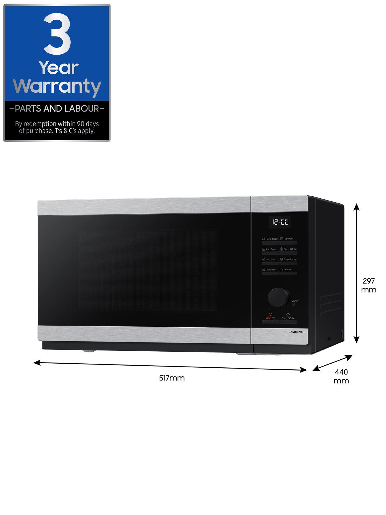 Image 7 of 7 of Samsung MS32DG4504ATE3 32 Litre Large Capacity Solo Microwave - Stainless Steel